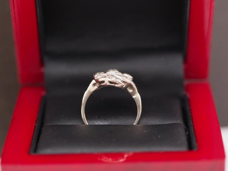 14K White Gold 1.00 Carat Total Weight Diamond Ring - VHK#378