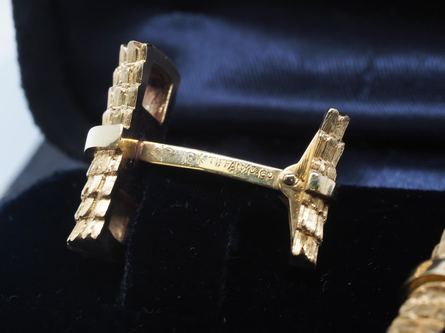 Vintage 18K Yellow Gold Tiffany & Co. Cufflinks