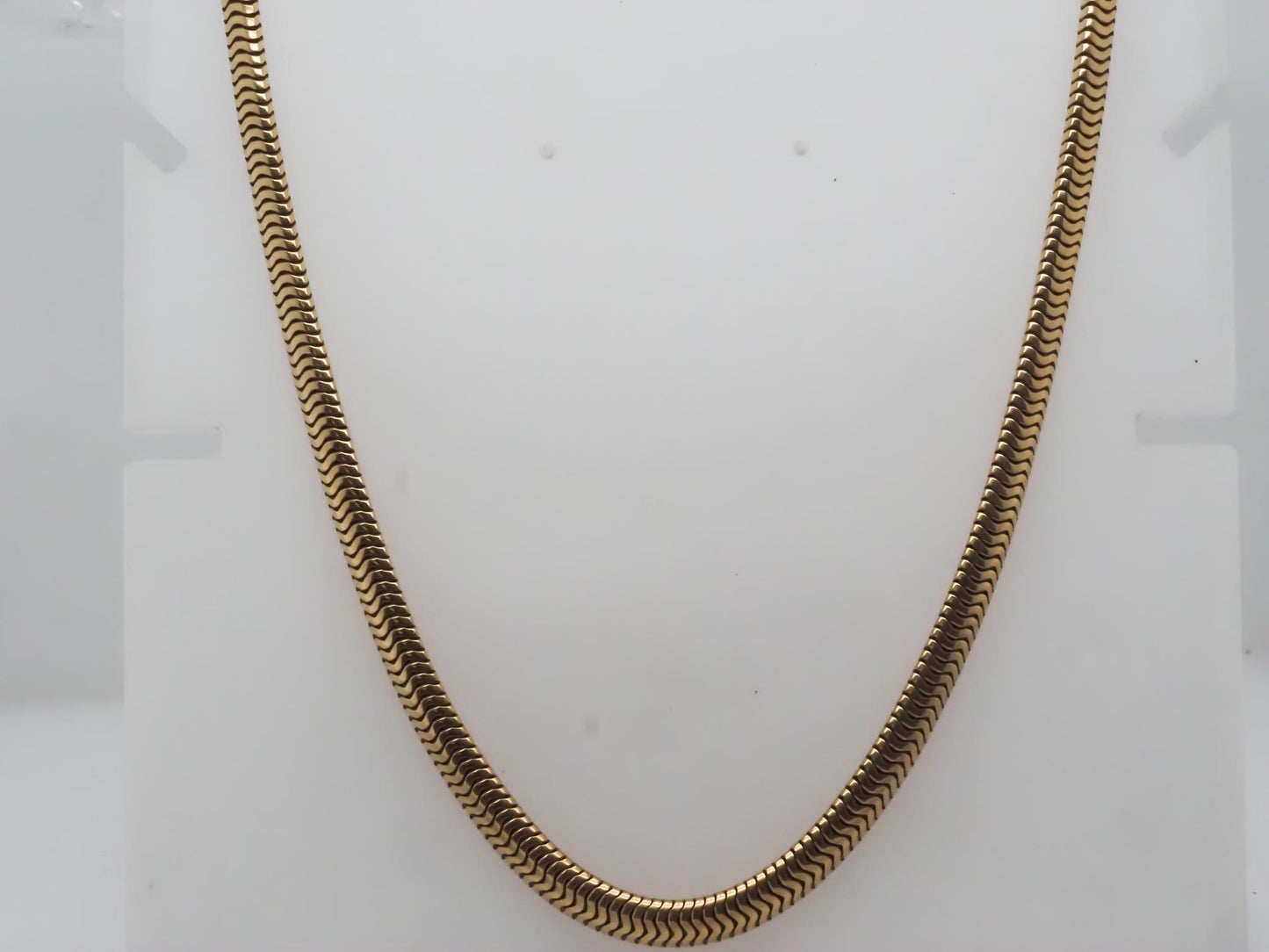 Estate 14K Yellow Gold TIFFANY & CO. Snake Chain Necklace - VHK#451B