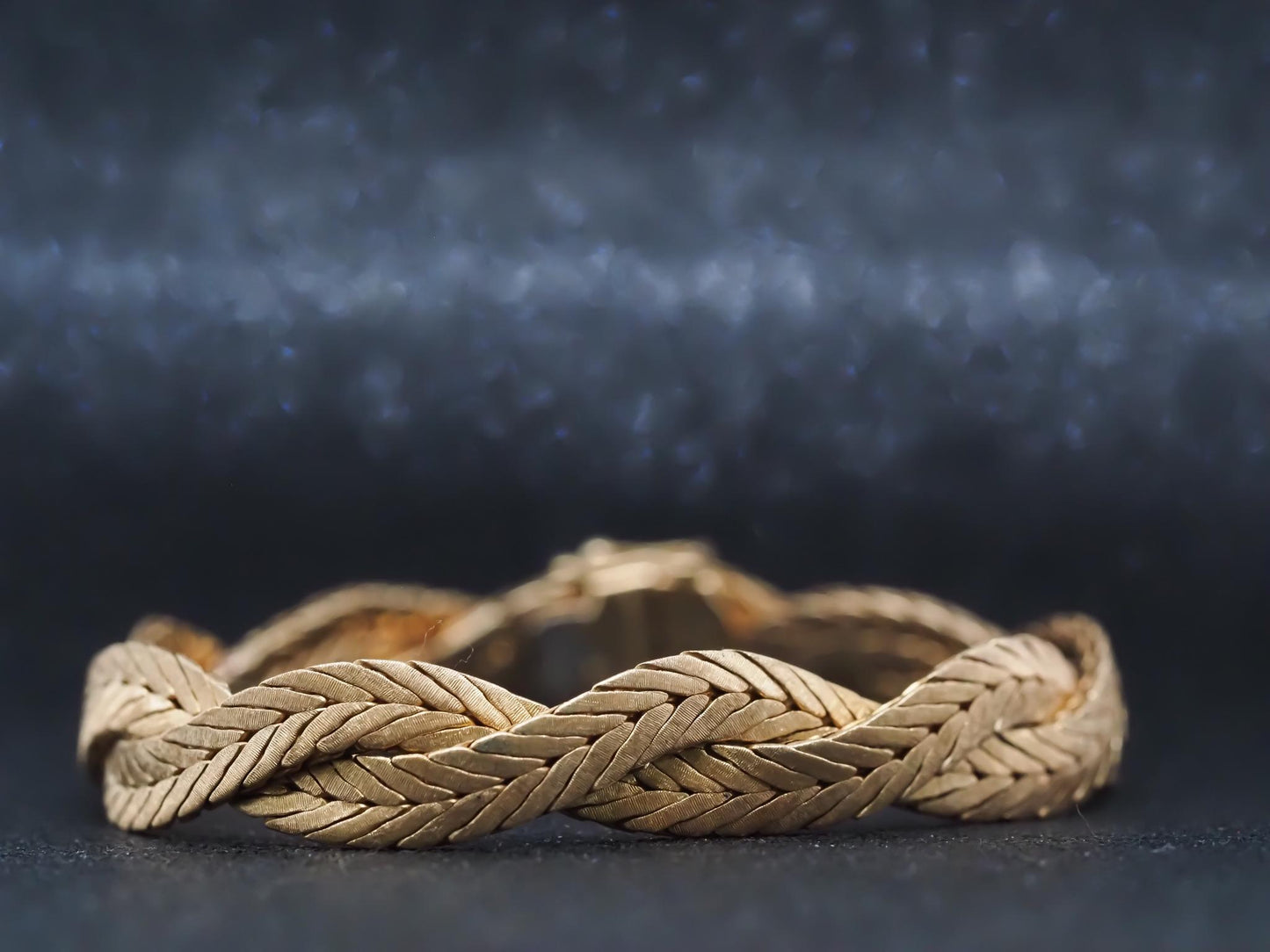 Estate 18K Yellow Gold BUCCELLATI Weave Bracelet - VHK#244b
