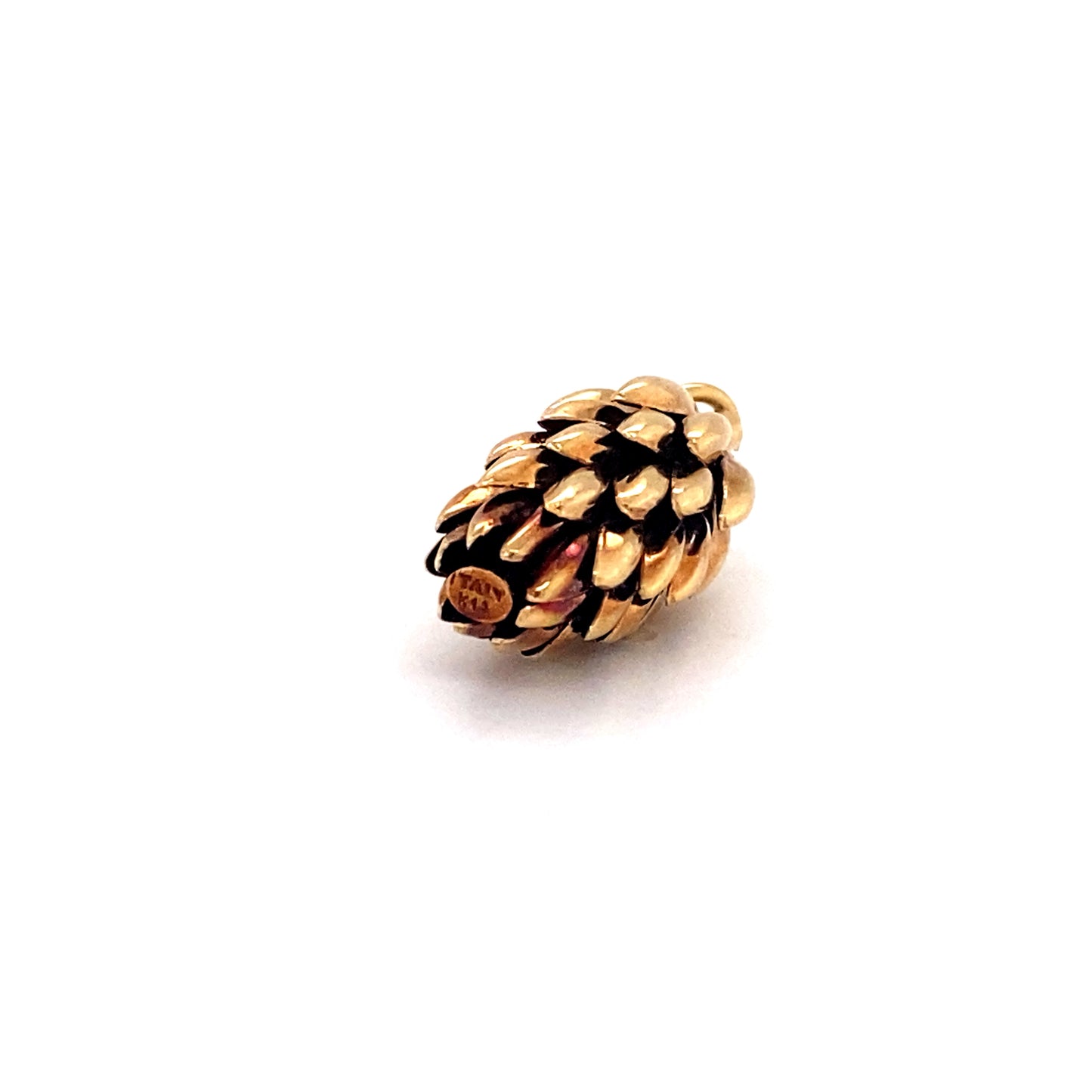 Vintage 1980s Banana Bunch Charm in 14K Gold