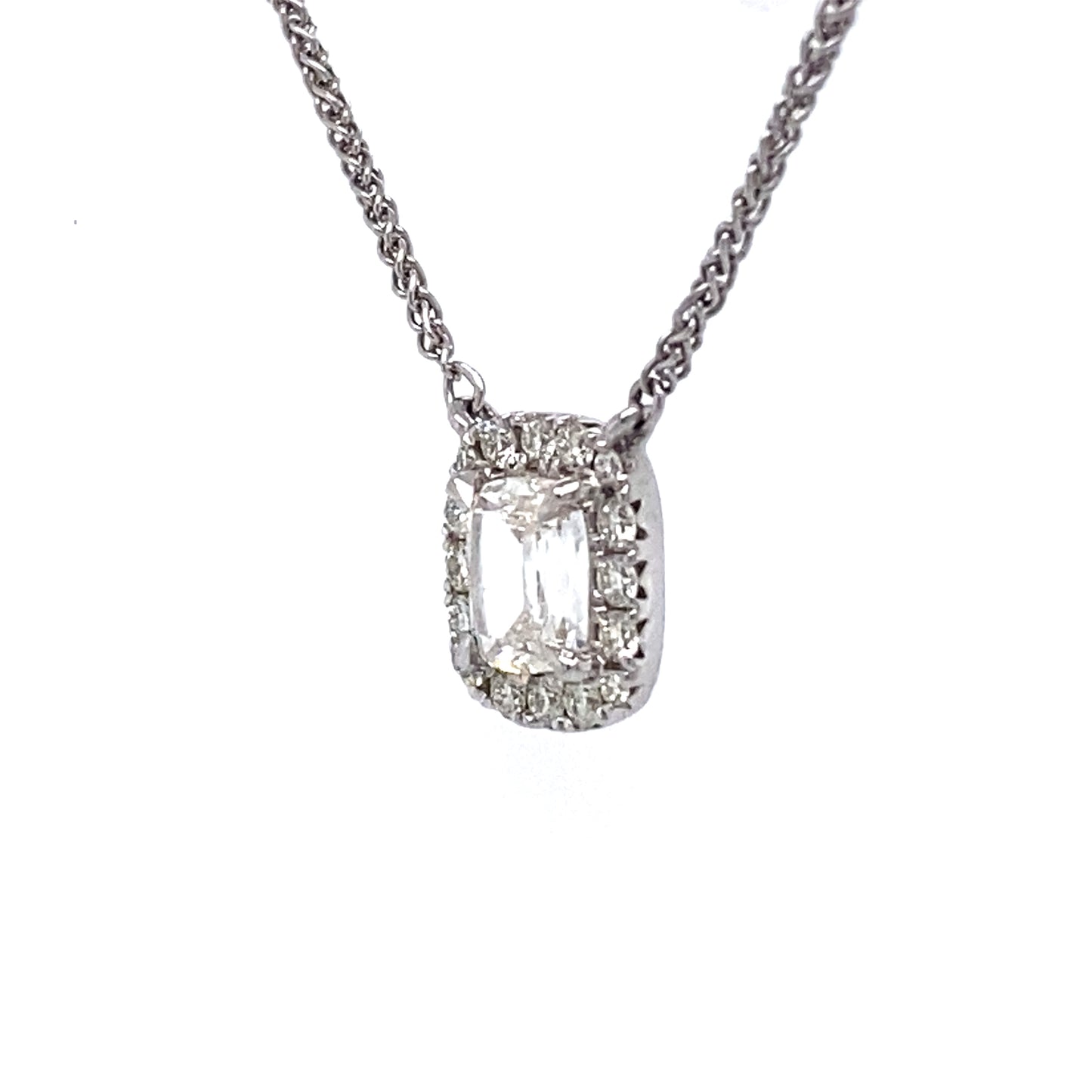 A. Jaffe 1892 Collection 0.51ct GIA Certified Diamond Pendant in 14K White Gold