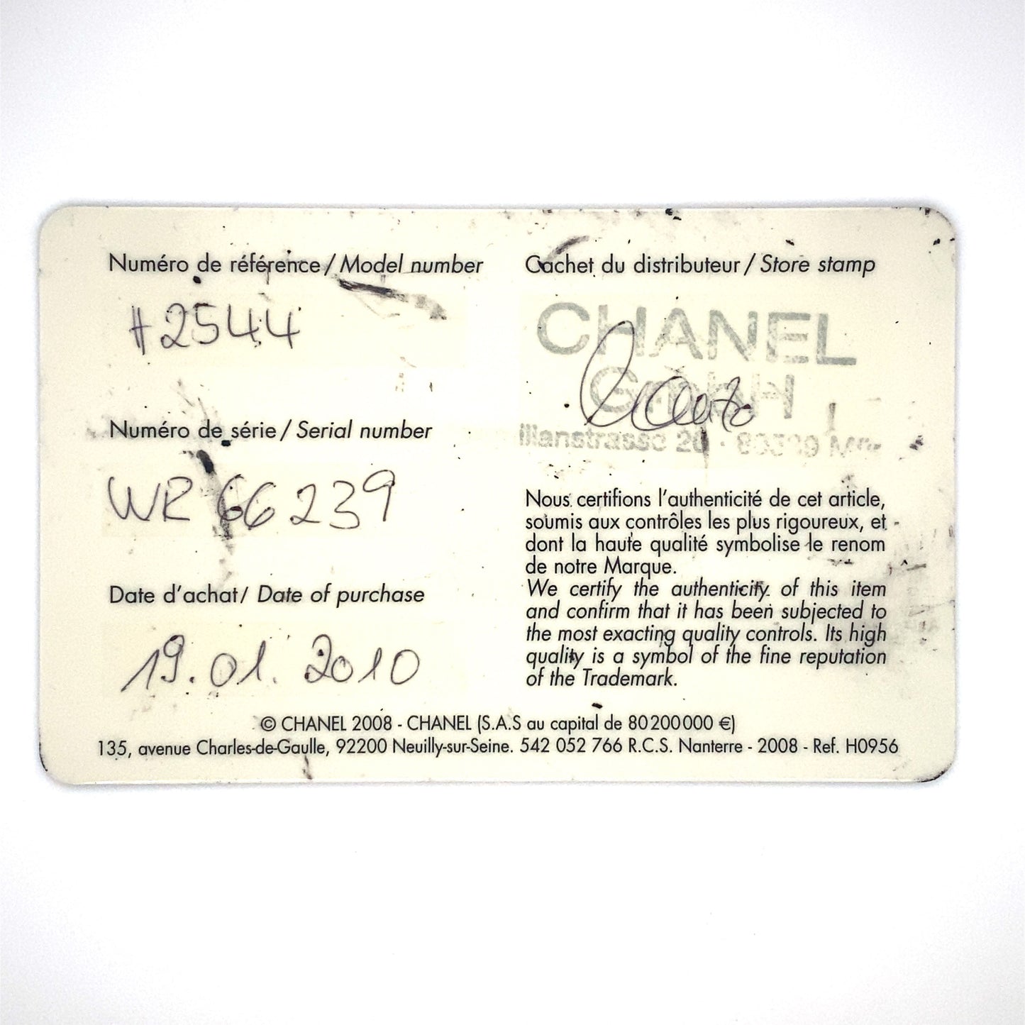 Chanel J12 36mm Wrist Watch with Diamond Indicators and 18K Gold Accents