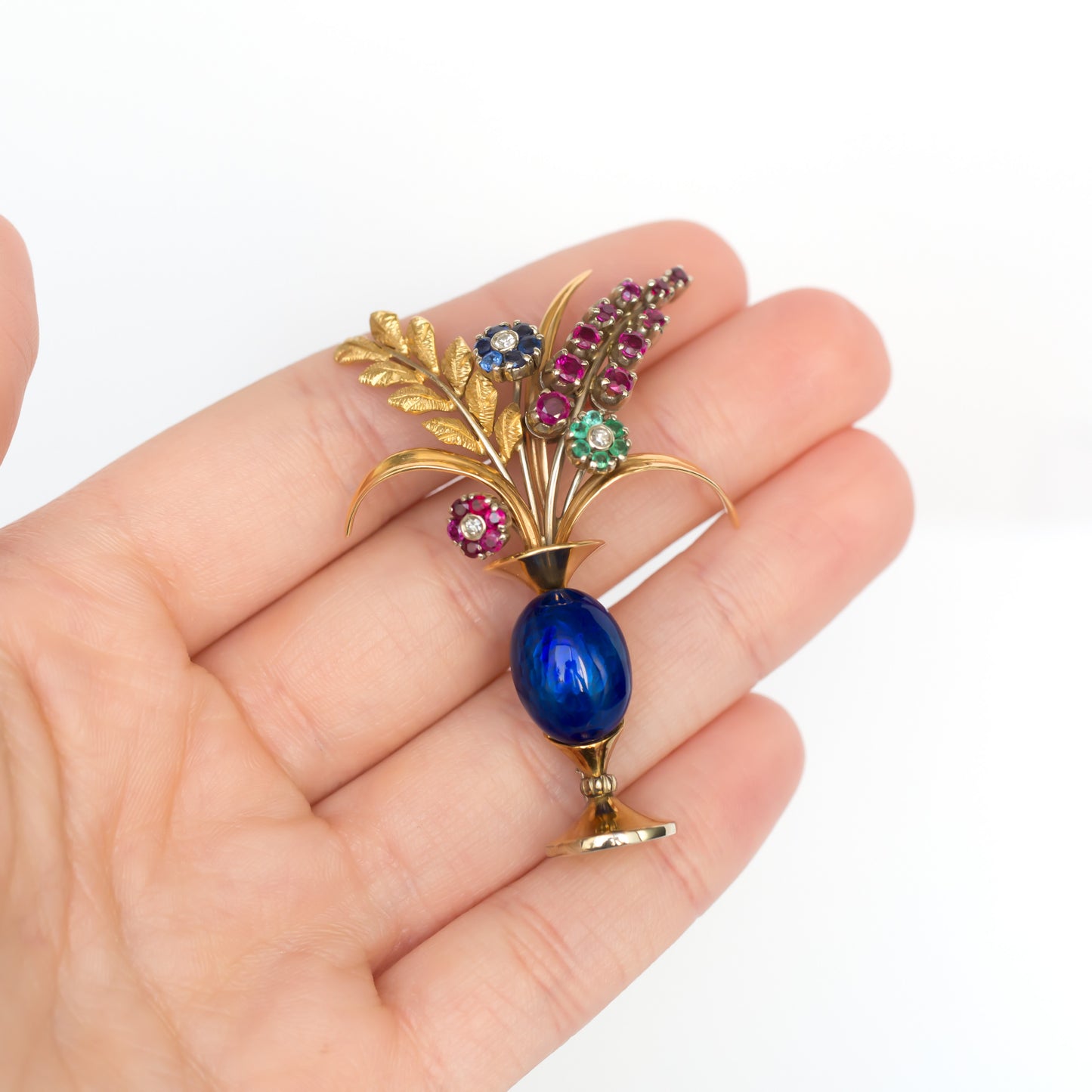 18k Yellow Gold Brooch