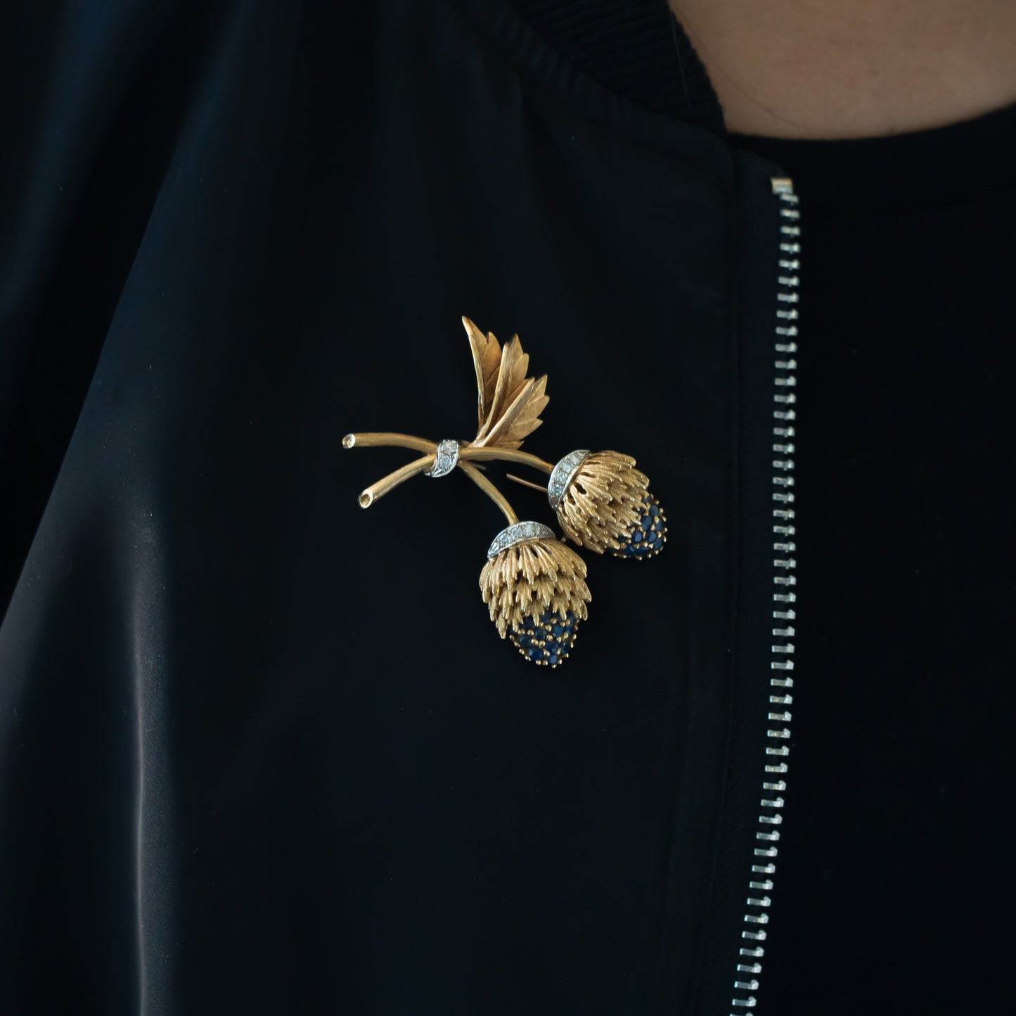 18k Yellow Gold Brooch