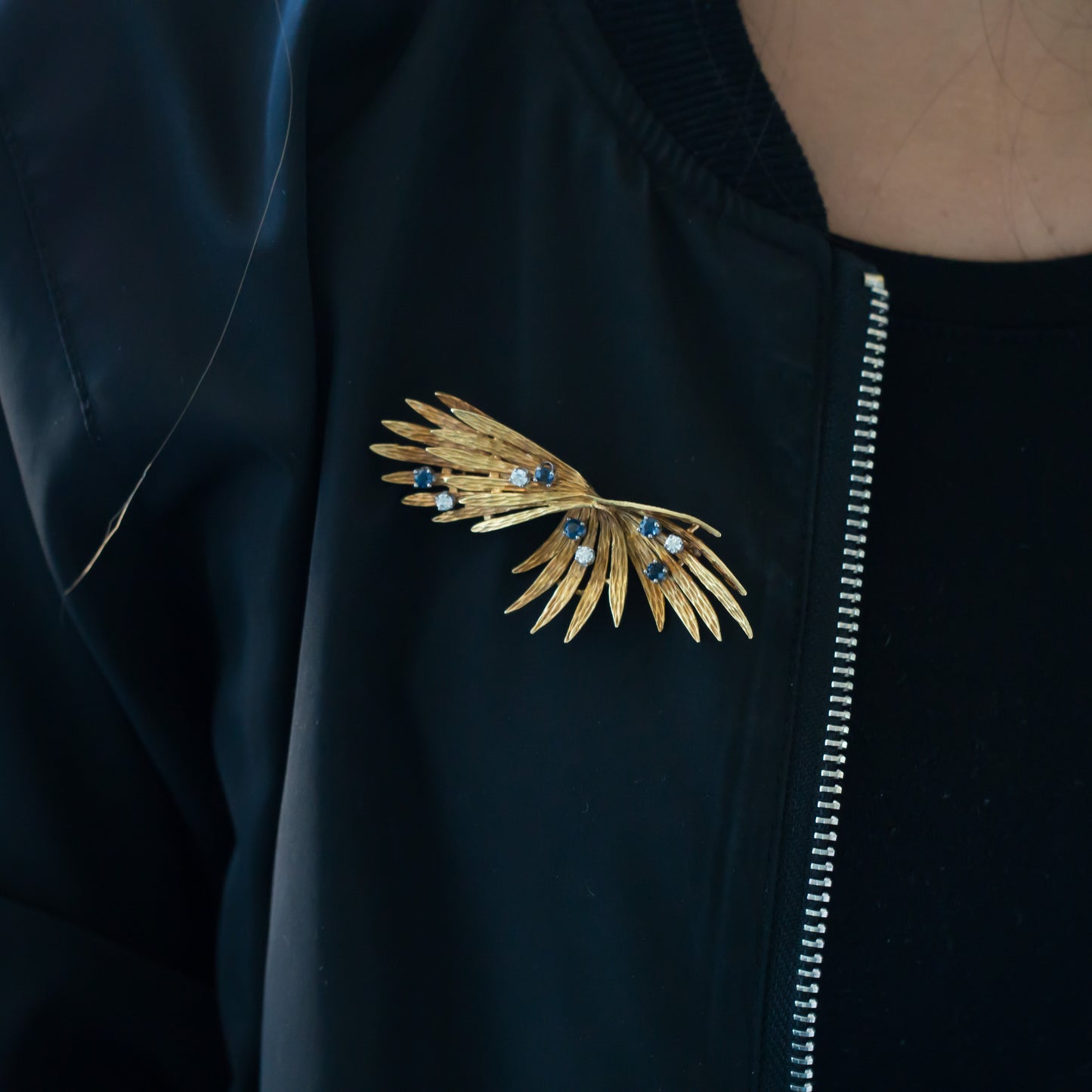 18k Yellow Gold Brooch