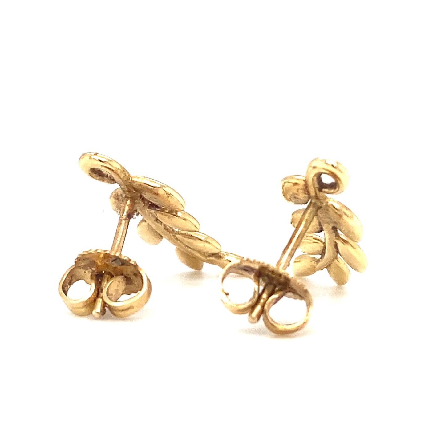 TIFFANY & CO. Paloma Picasso Olive Leaf Climber Earrings in 18K Gold