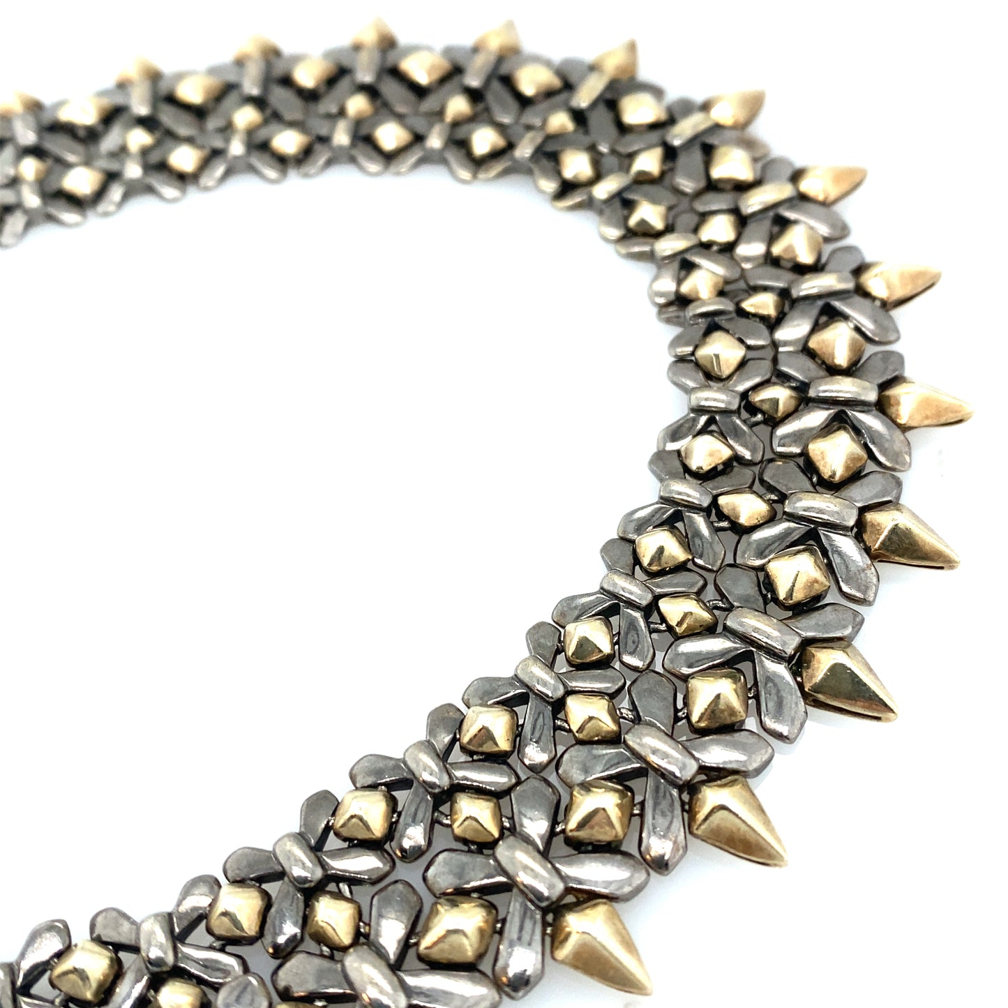 STEPHEN WEBSTER Superstud Collar Necklace in Sterling Silver