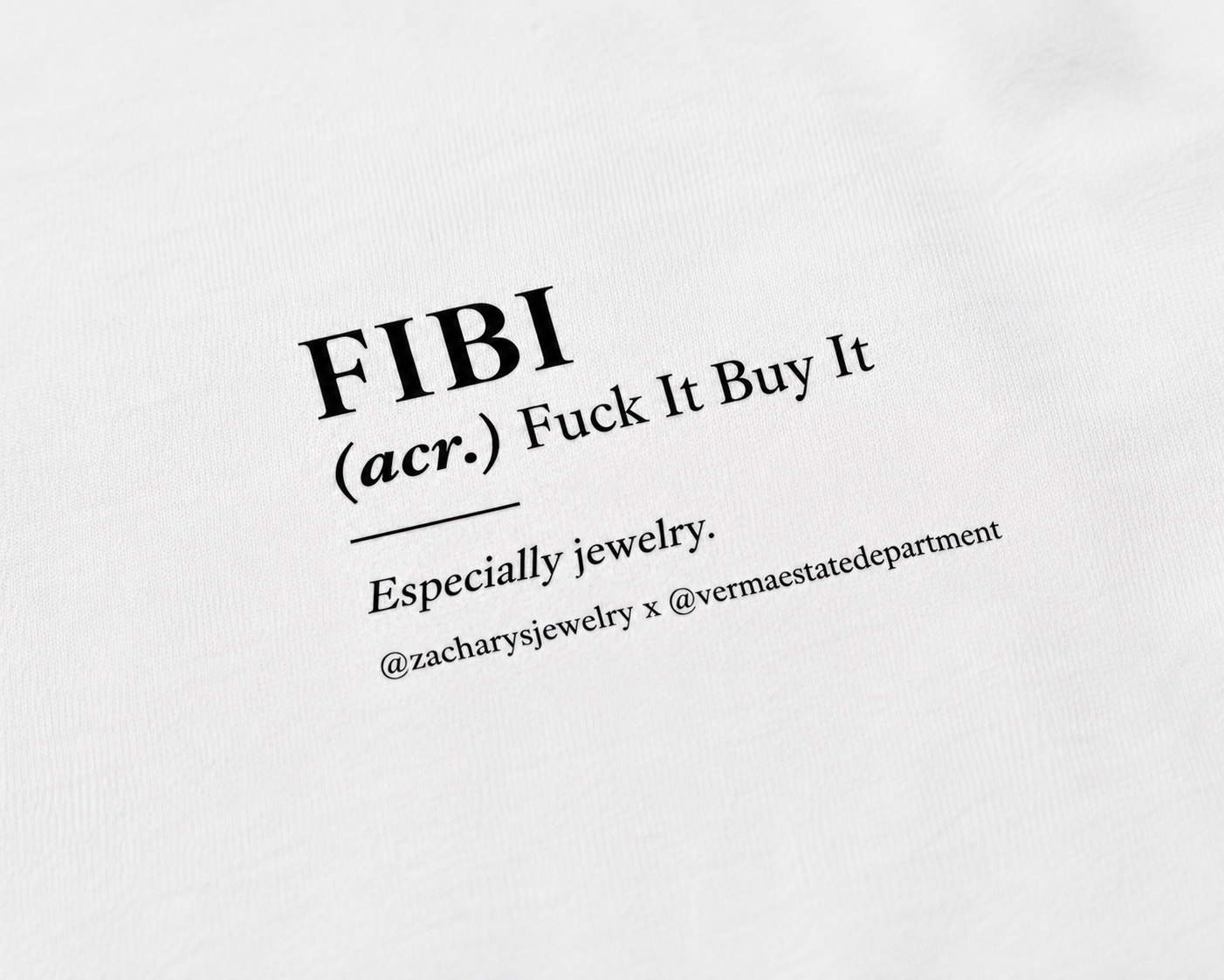 "FIBI" Charity T-Shirt – Limited Edition