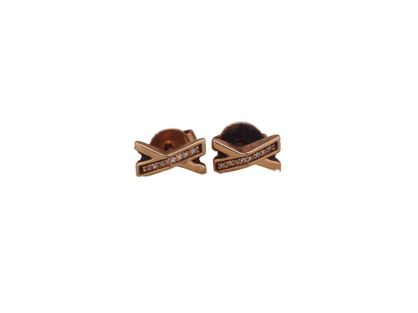 Tiffany and Co. X Diamond Atlas 14K Rose Gold Earrings