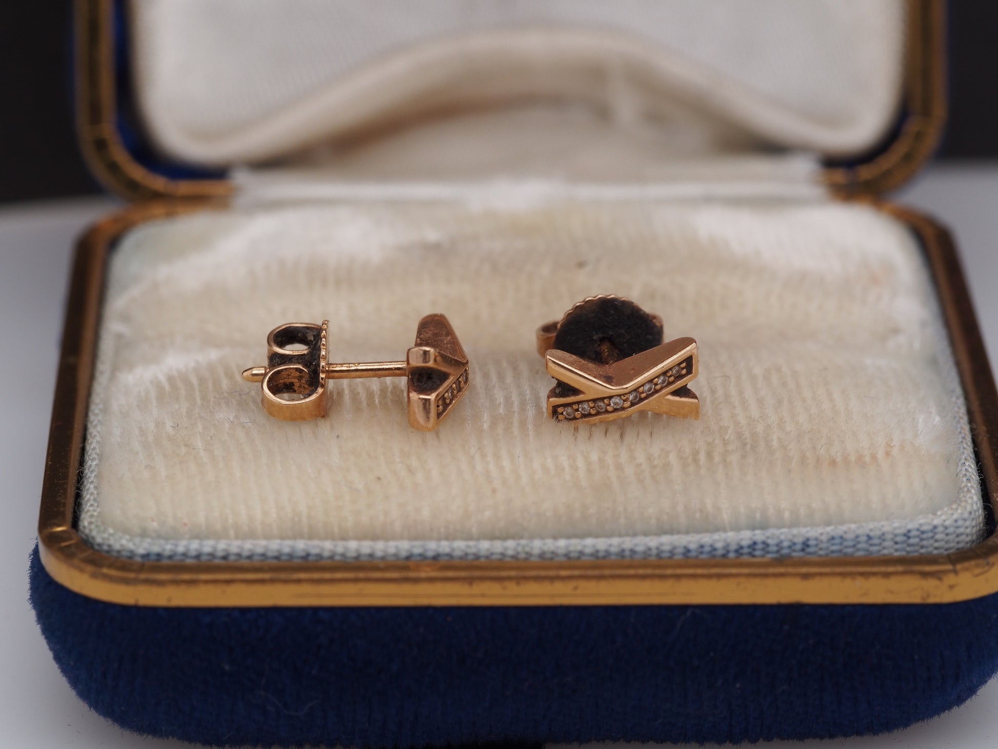 Tiffany and Co. X Diamond Atlas 14K Rose Gold Earrings