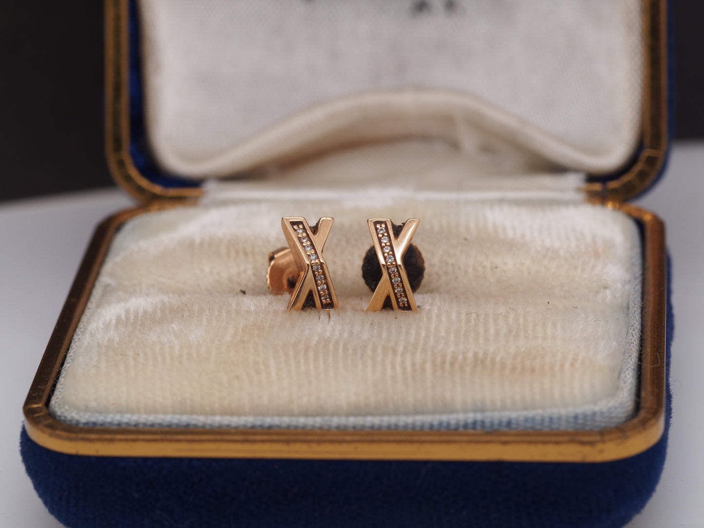 Tiffany and Co. X Diamond Atlas 14K Rose Gold Earrings