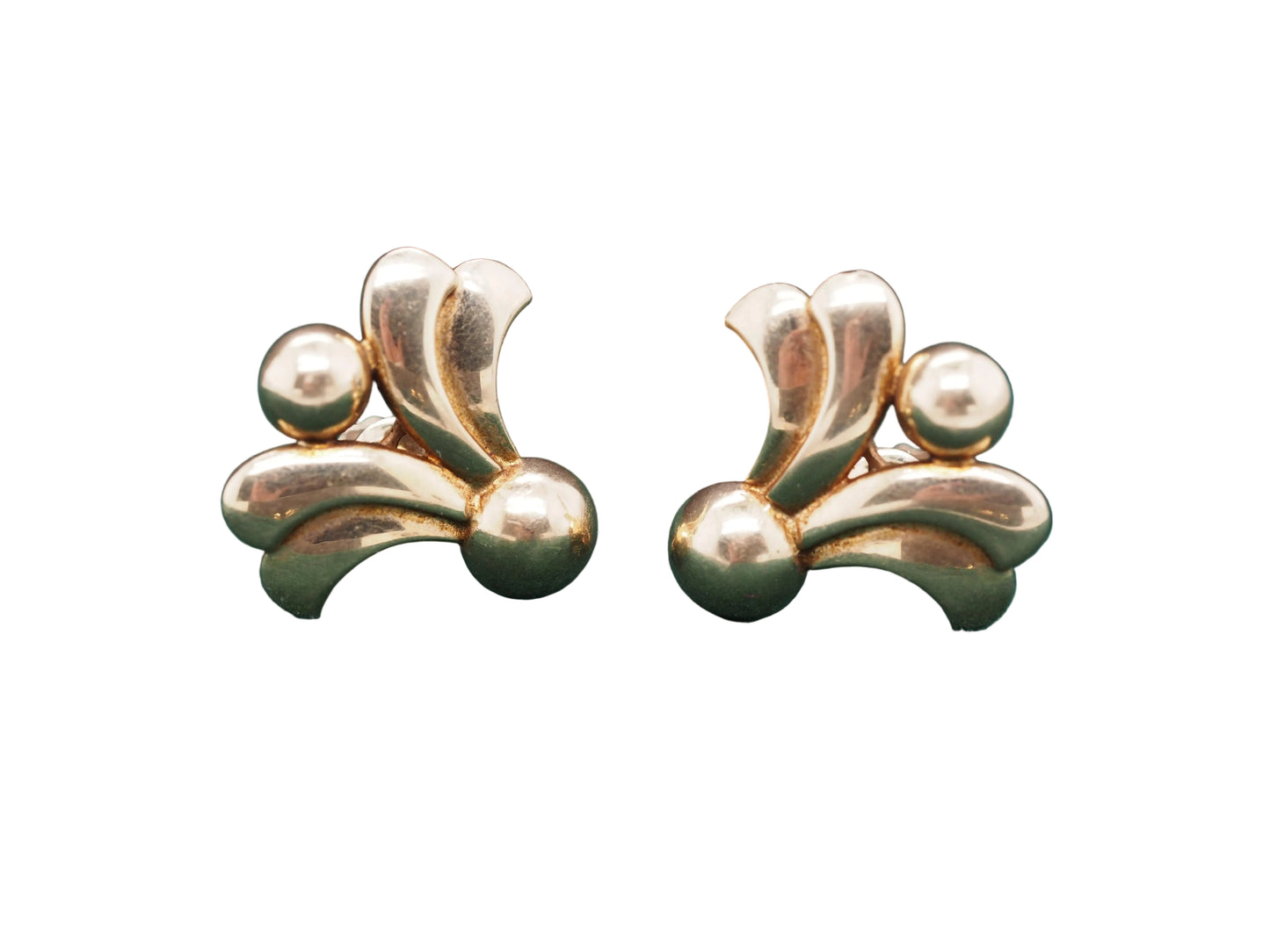 1950s Vintage Tiffany & Co 14K Yellow Gold Earrings