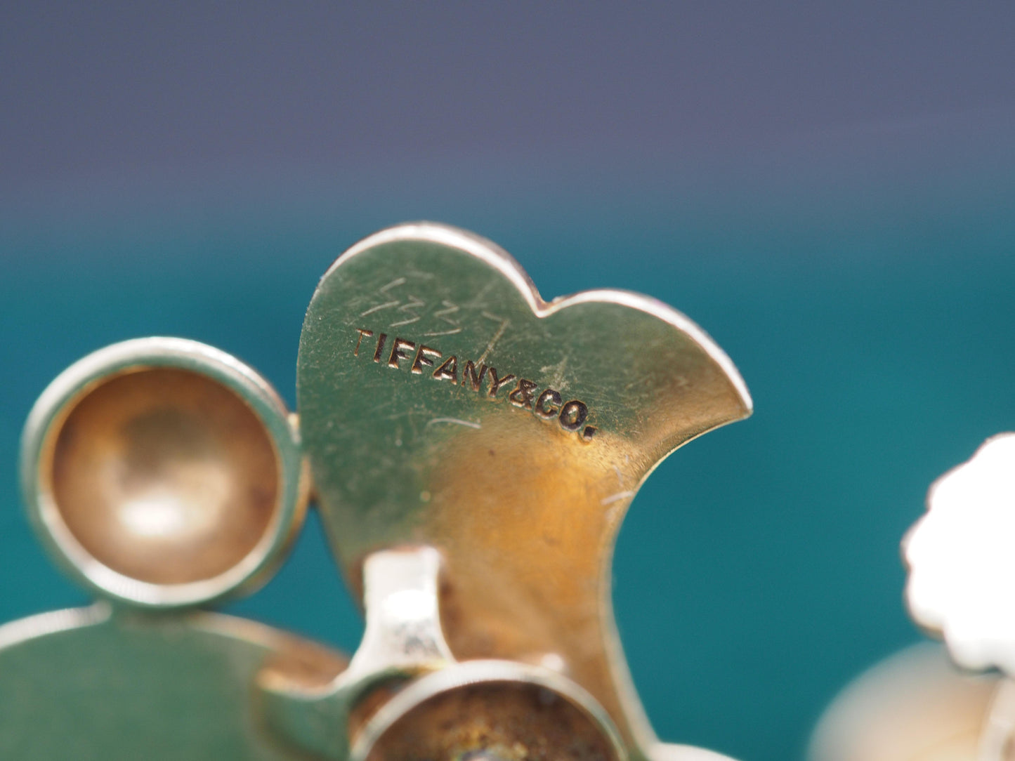 1950s Vintage Tiffany & Co 14K Yellow Gold Earrings