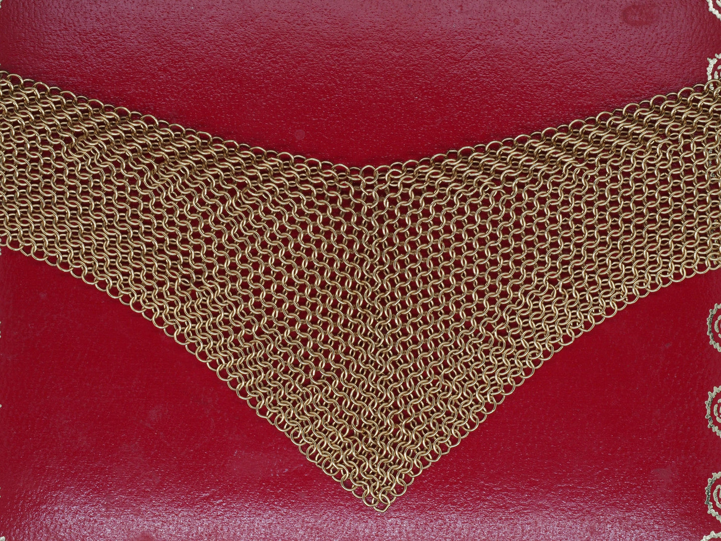 Tiffany & Co Elsa Peretti 18K Yellow Gold Large Mesh Necklace - VHK#490