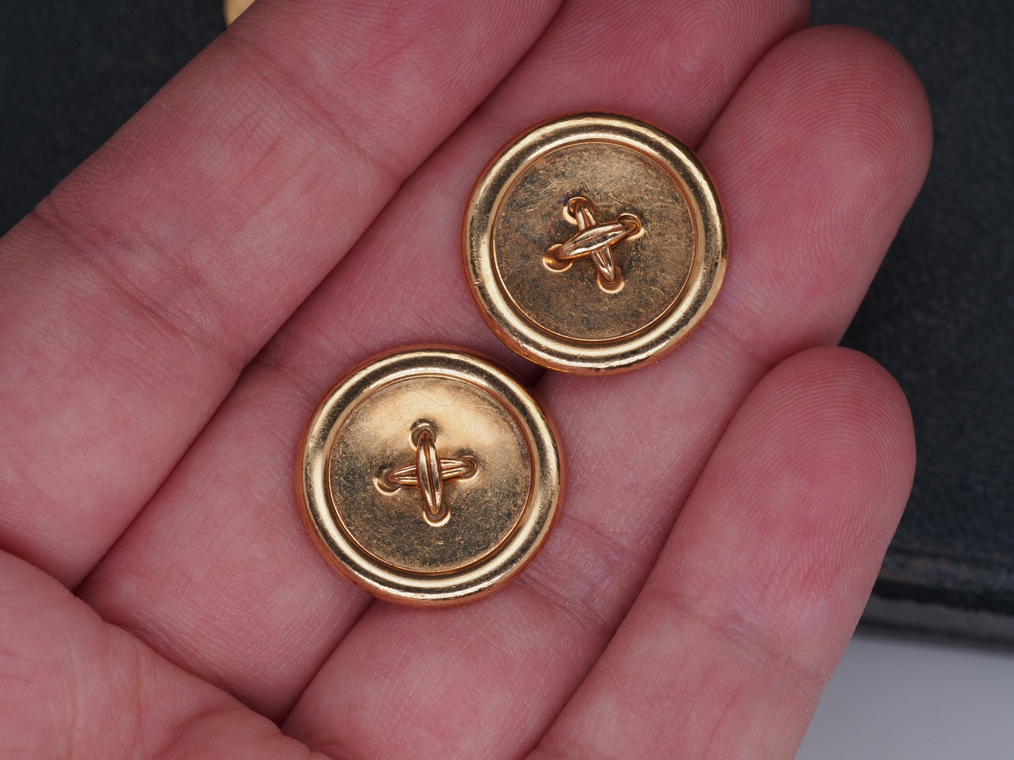 1950s Tiffany & Co. 14K Yellow Gold Button Set of 6 - VHK#515