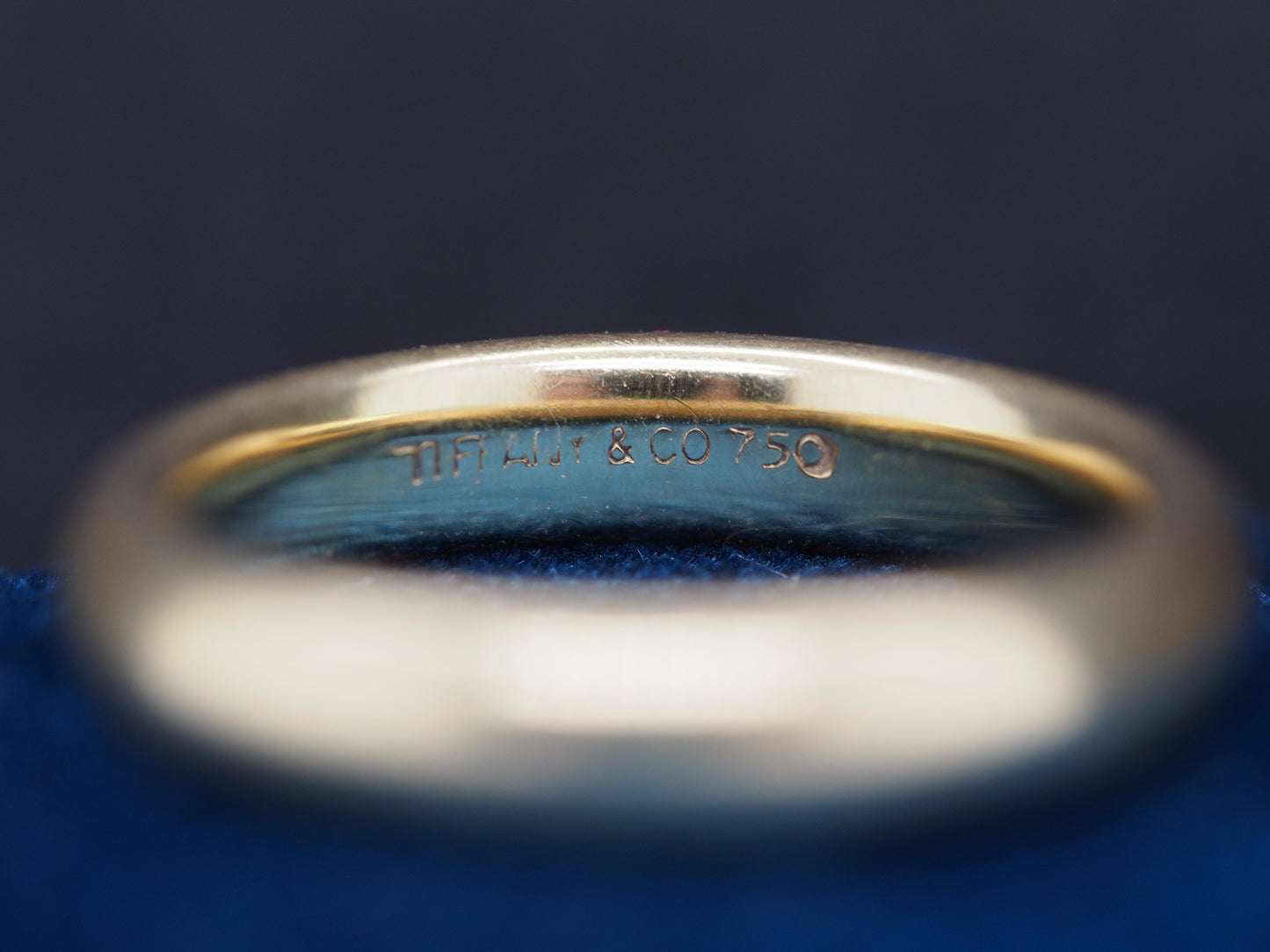 1960s Vintage 18K Yellow Gold Tiffany & Co. Wedding Band - VHK#516