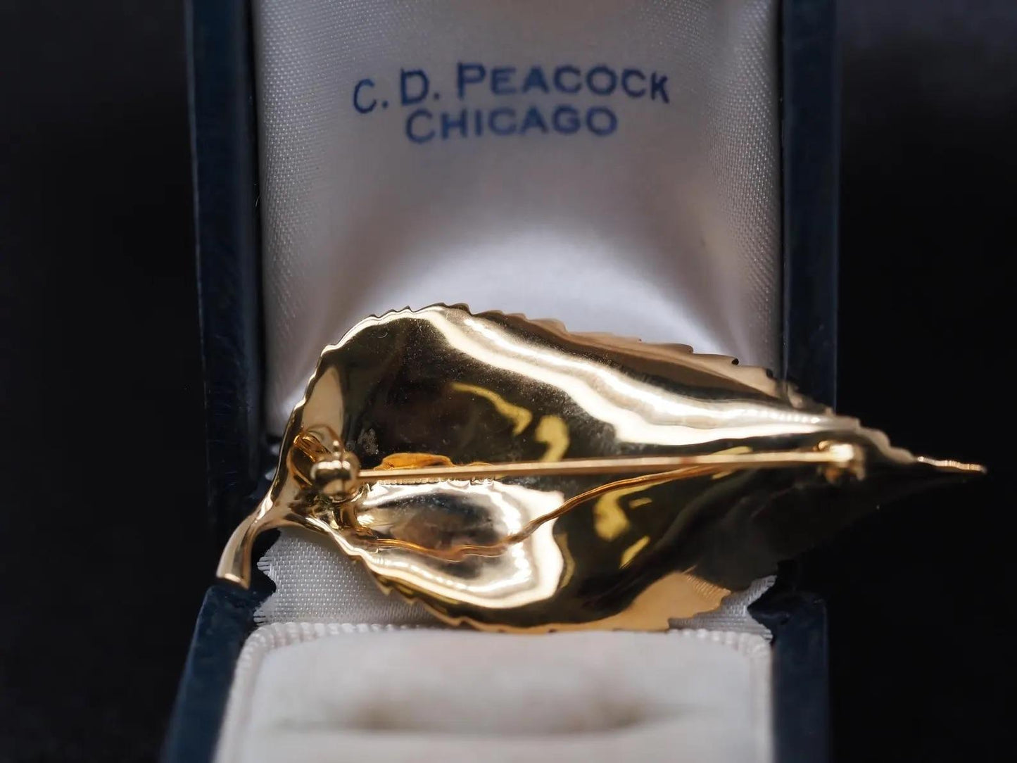 Tiffany & Co. 18k Yellow Gold Leaf Brooch - VHK#789