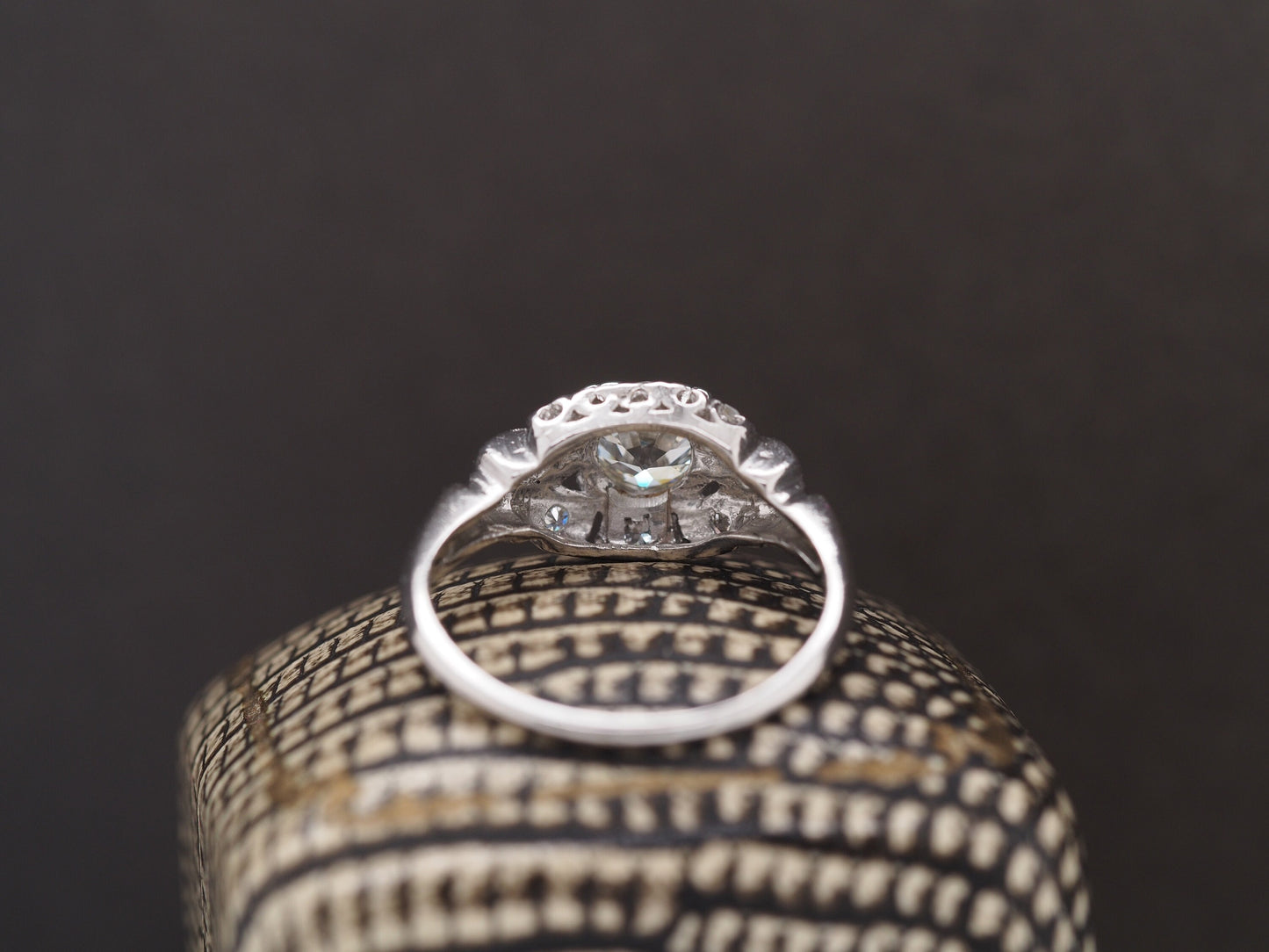 Circa 1930s Platinum Art Deco .65ct Old European Diamond Engagement Ring - VHK#333