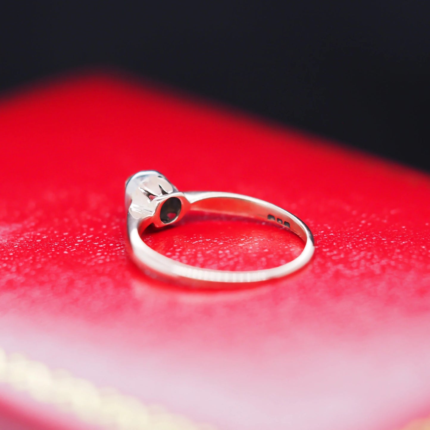 Circa 1890s Antique .50ct Antique Cushion Engagement Ring in 14K Yellow Gold - VHK#534