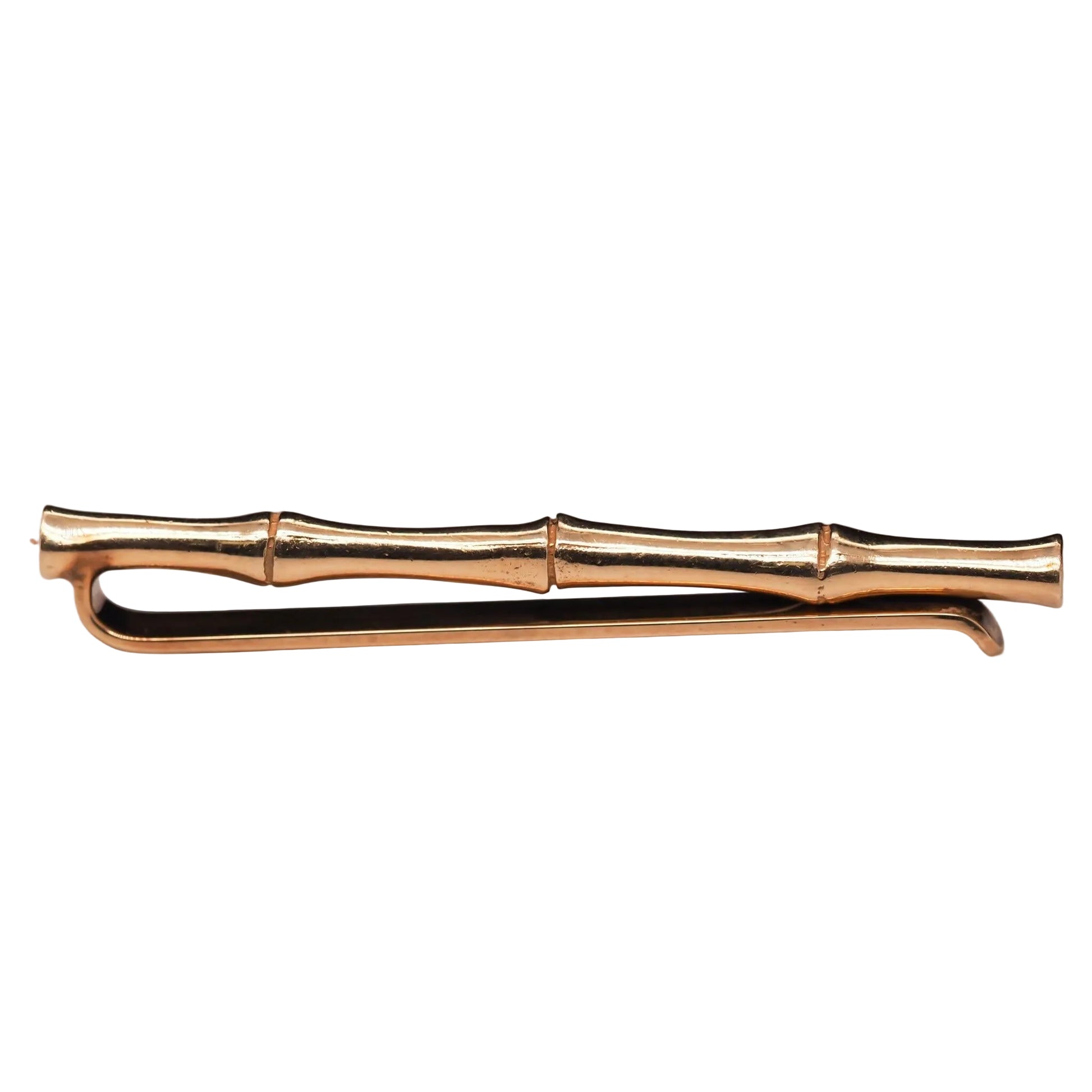 Vintage 1950s 14K Yellow Gold Tiffany & Co. Tie Clip - VHK#549
