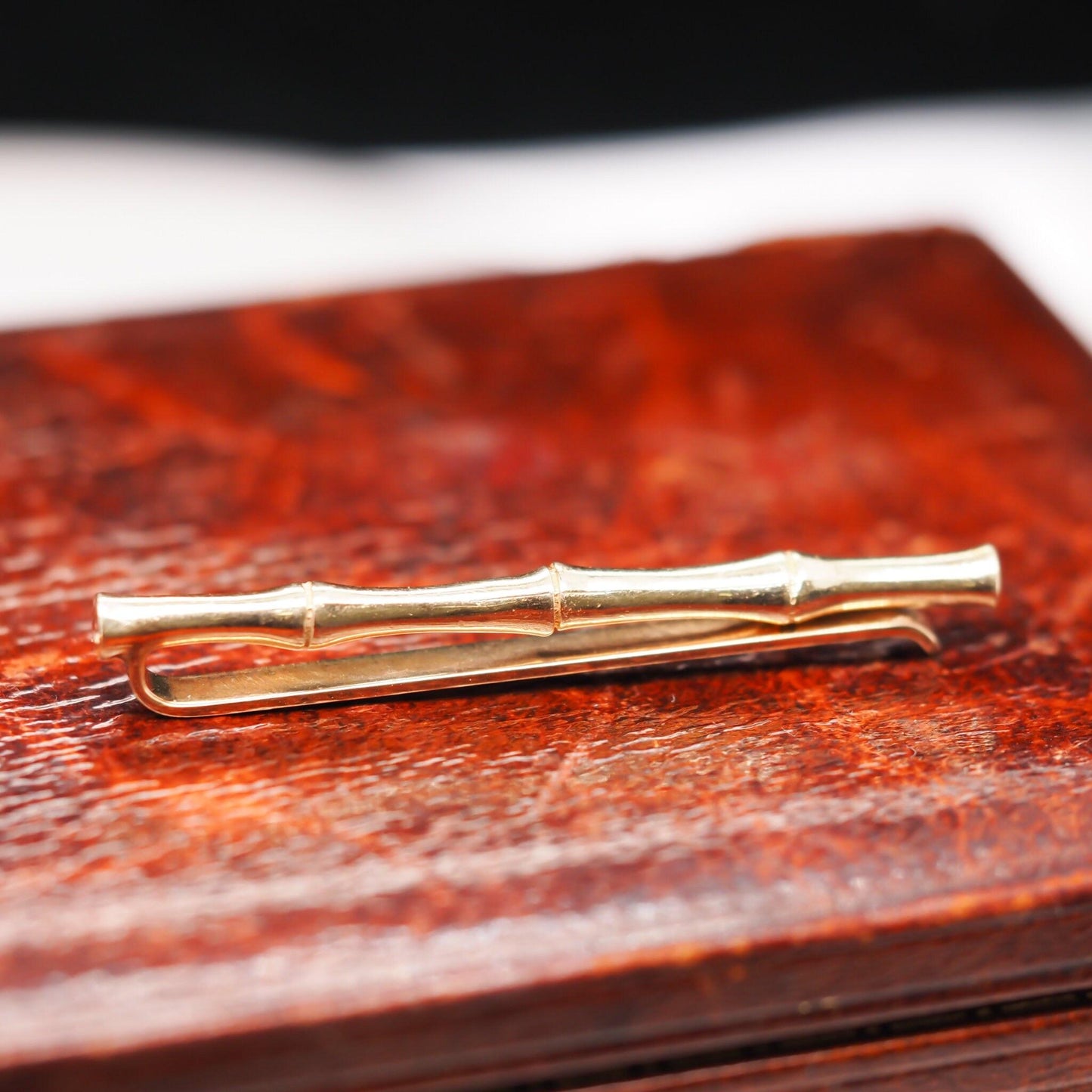 Vintage 1950s 14K Yellow Gold Tiffany & Co. Tie Clip - VHK#549