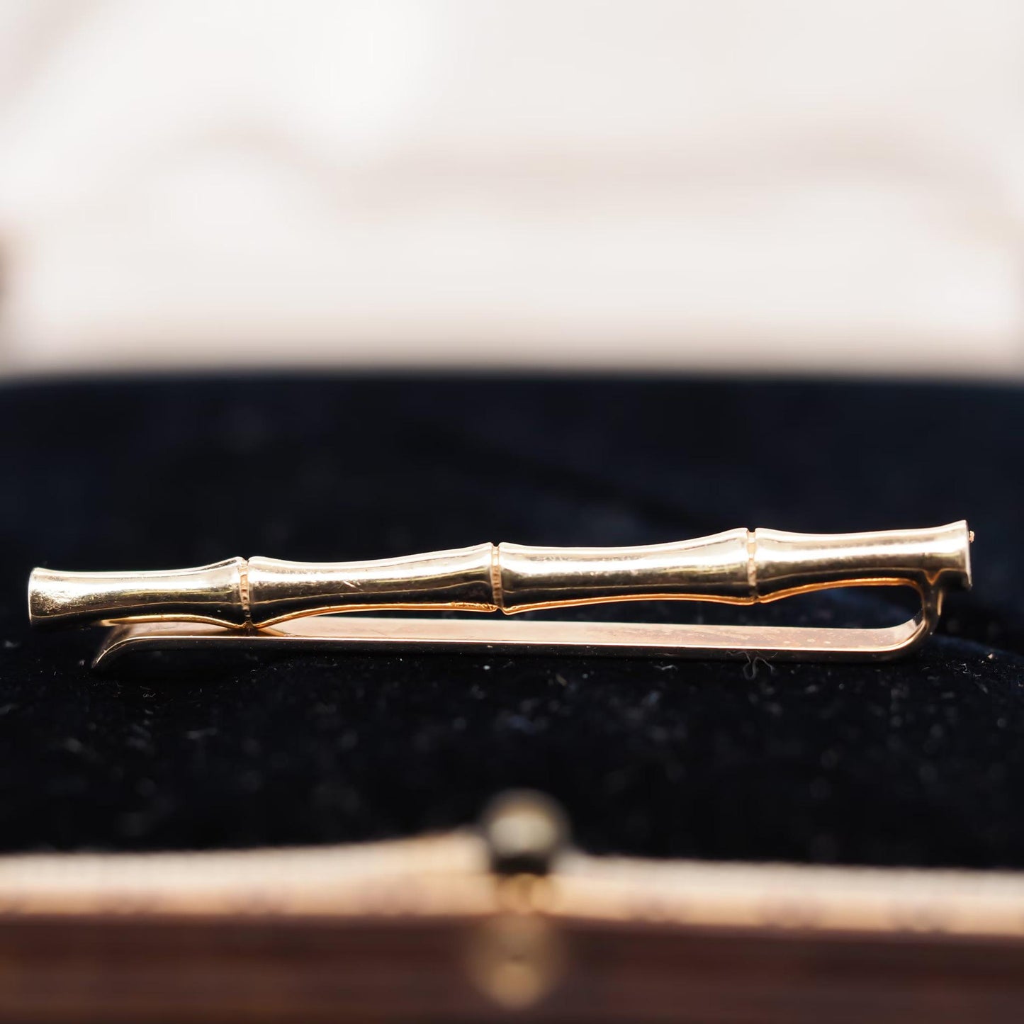 Vintage 1950s 14K Yellow Gold Tiffany & Co. Tie Clip - VHK#549