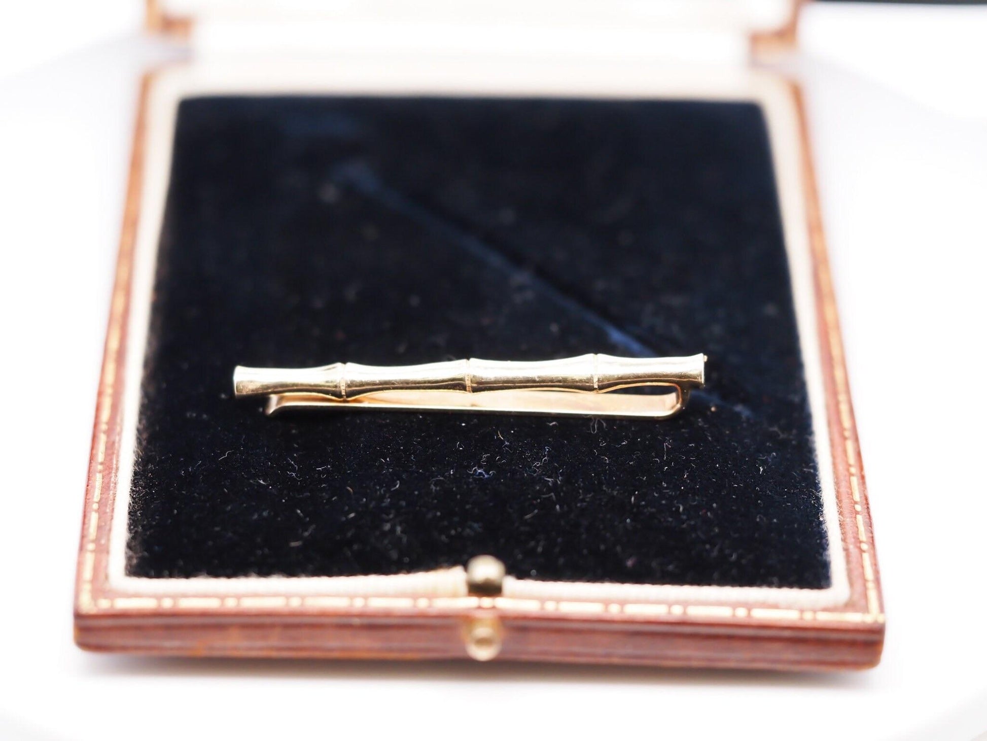Vintage 1950s 14K Yellow Gold Tiffany & Co. Tie Clip - VHK#549