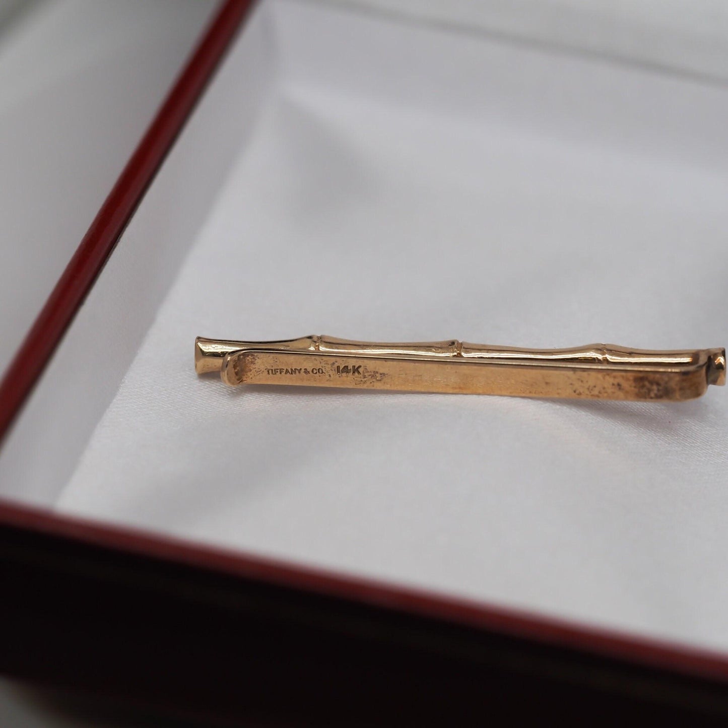 Vintage 1950s 14K Yellow Gold Tiffany & Co. Tie Clip - VHK#549
