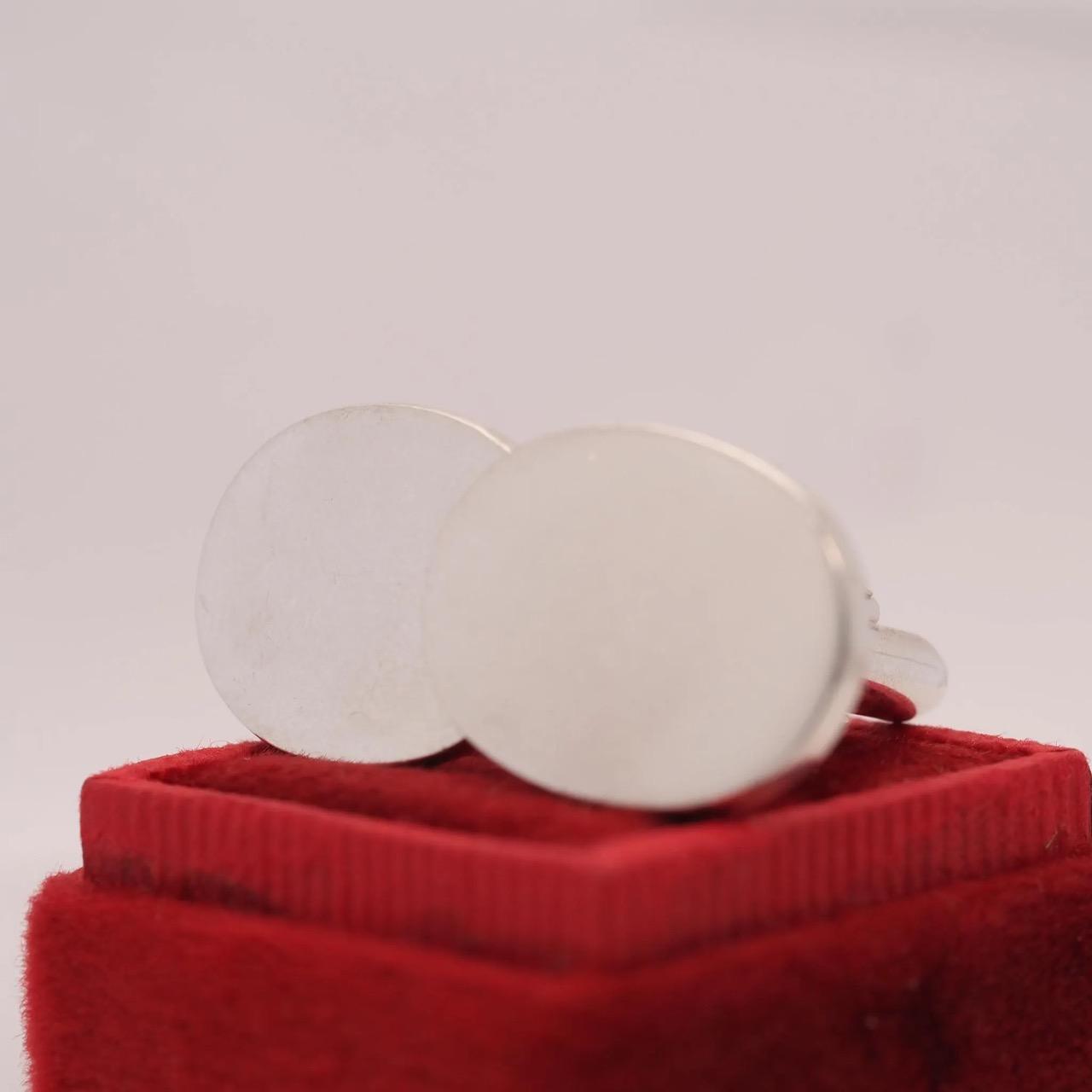 Tiffany and Co Sterling Silver Cufflinks - VHK#616a