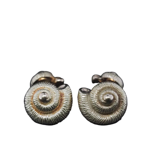 Vintage Tiffany & Co. 18K Gold Sea Shell Cufflinks - VHK#732a