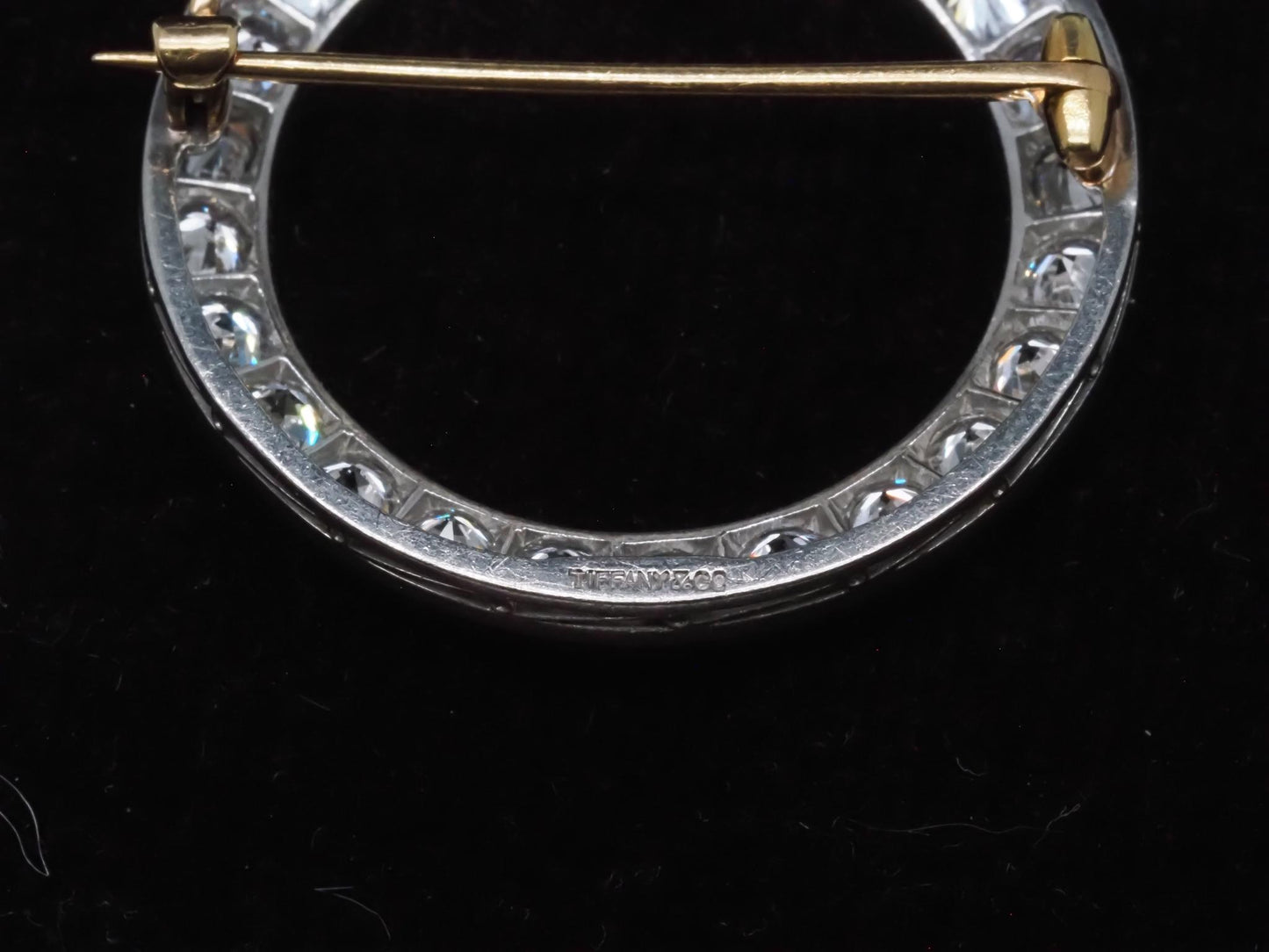 Estate 1920s Art Deco Tiffany & Co. 5.75ct Old European Diamond Platinum Circle