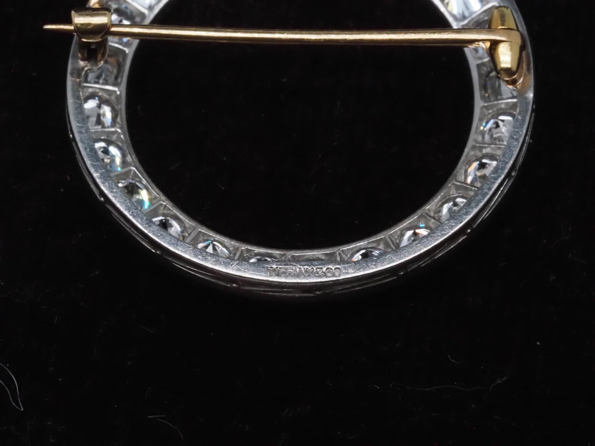 Estate 1920s Art Deco Tiffany & Co. 5.75ct Old European Diamond Platinum Circle