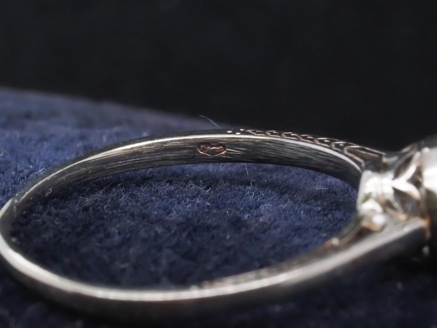 Estate Edwardian .95ct Old European Diamond Engagement Ring - VHK#203a