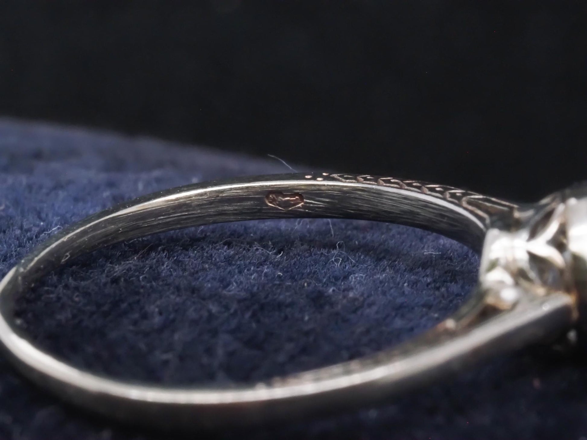 Estate Edwardian .95ct Old European Diamond Engagement Ring - VHK#203a