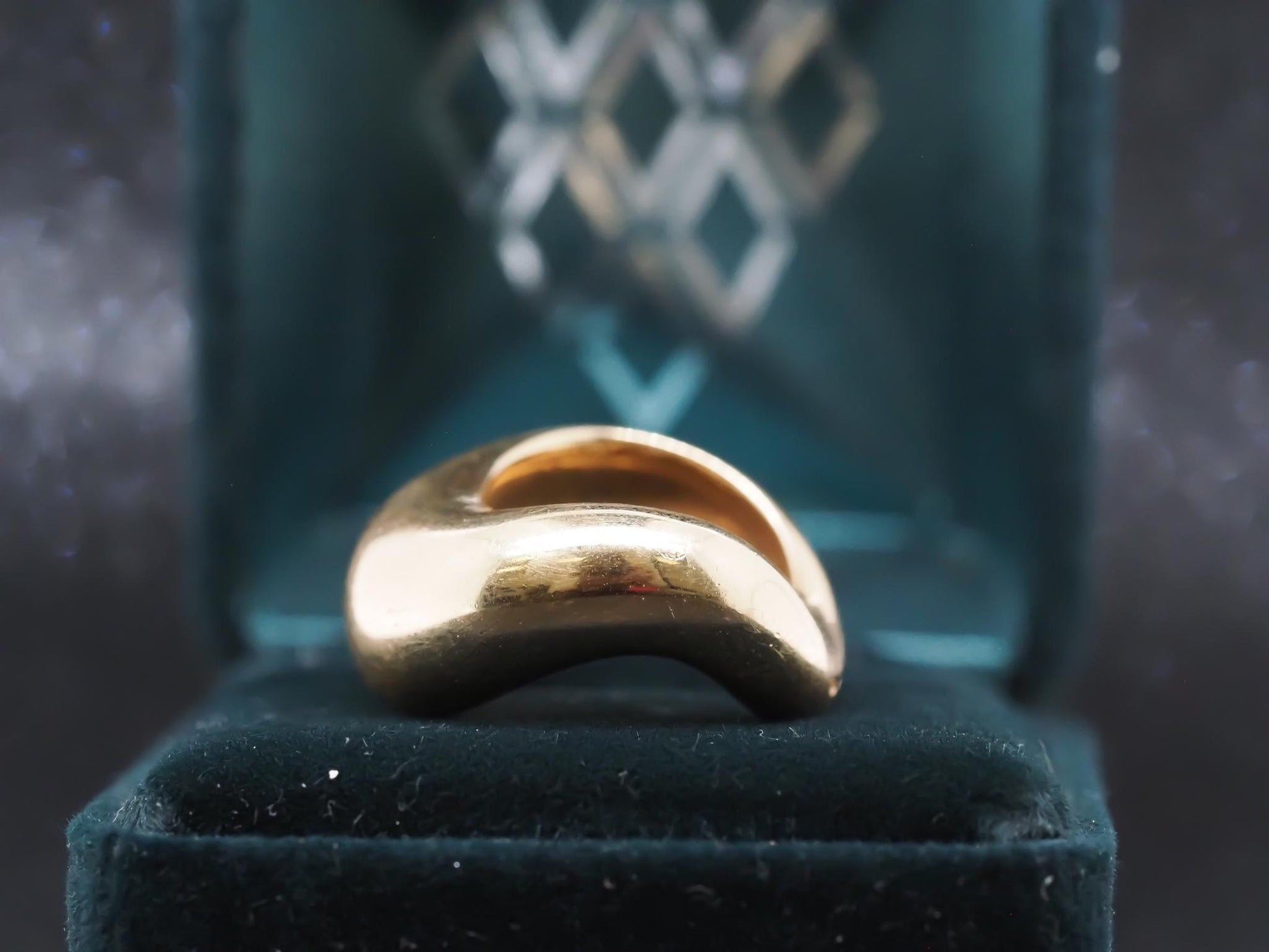 18K Yellow Gold FRED Paris Mouvementé Band Ring Size 5 - VHK#19b