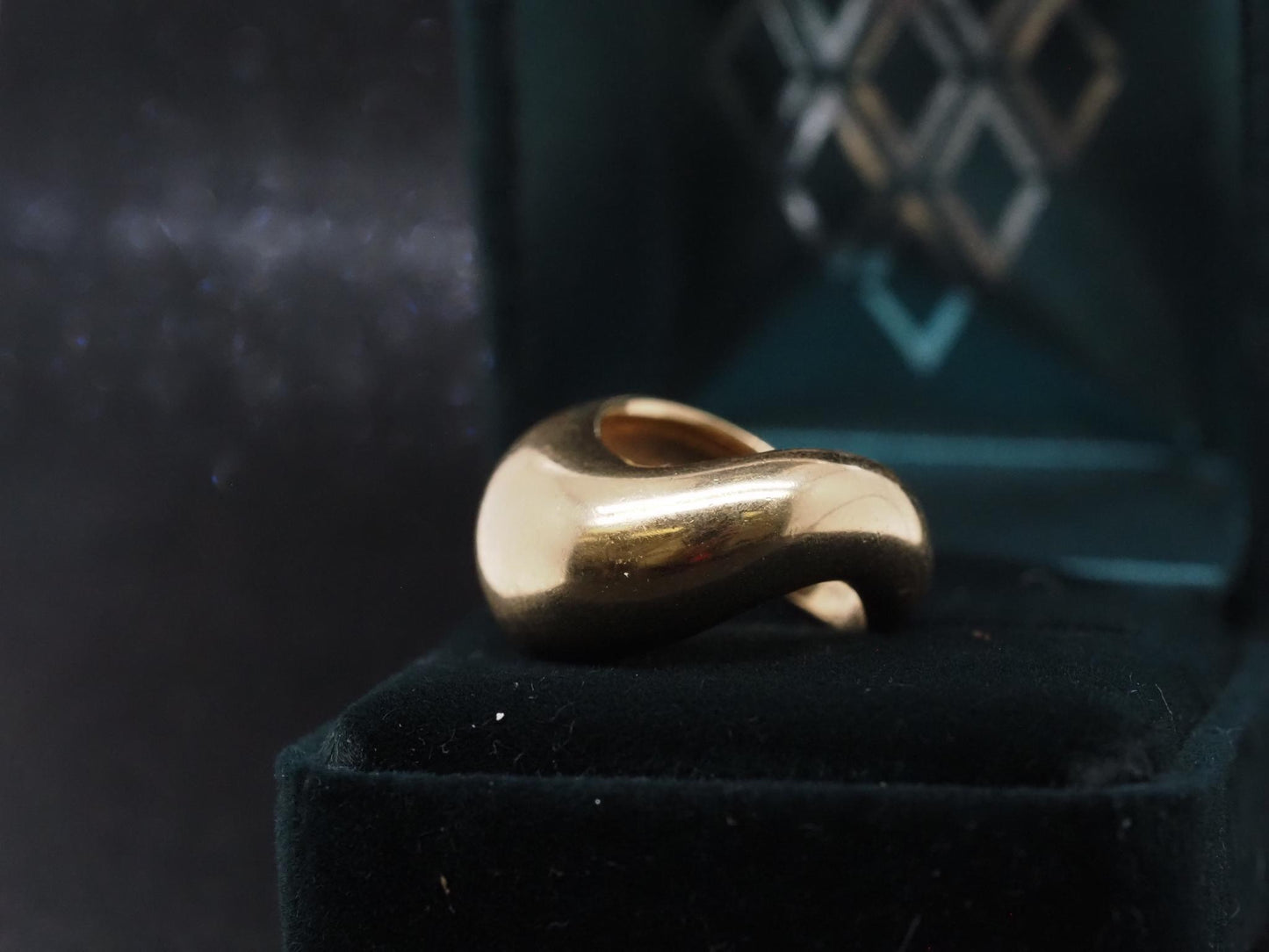 18K Yellow Gold FRED Paris Mouvementé Band Ring Size 5 - VHK#19b