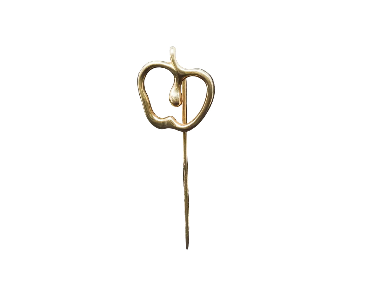 Estate 18K Yellow Gold Elsa Peretti Tiffany & Co . Apple Stick Pin - VHK#506a