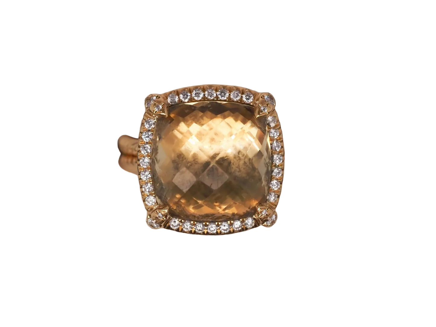 Estate David Yurman Chatelaine Pave Bezel Ring - VHK#494A