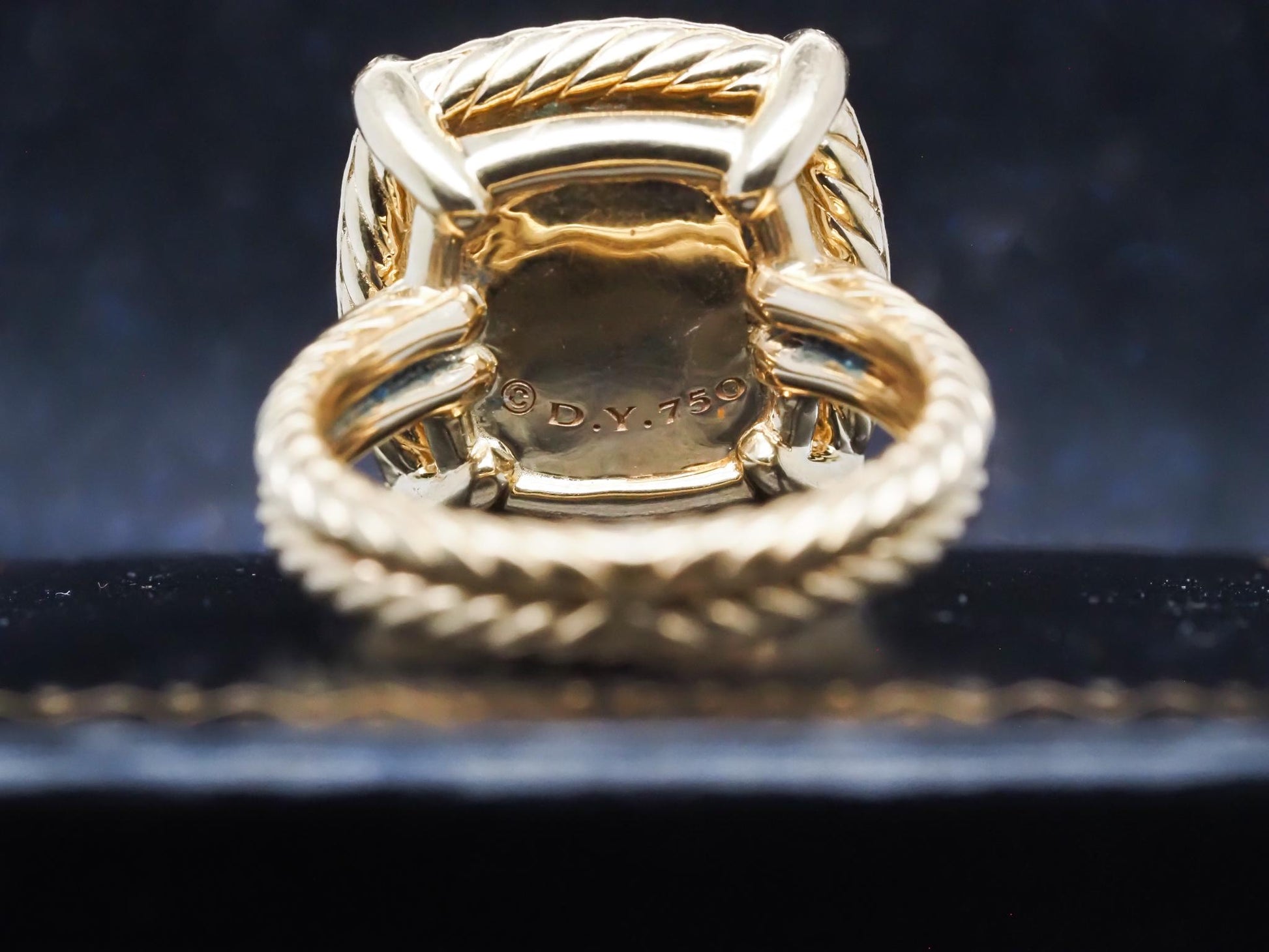 Estate David Yurman Chatelaine Pave Bezel Ring - VHK#494A