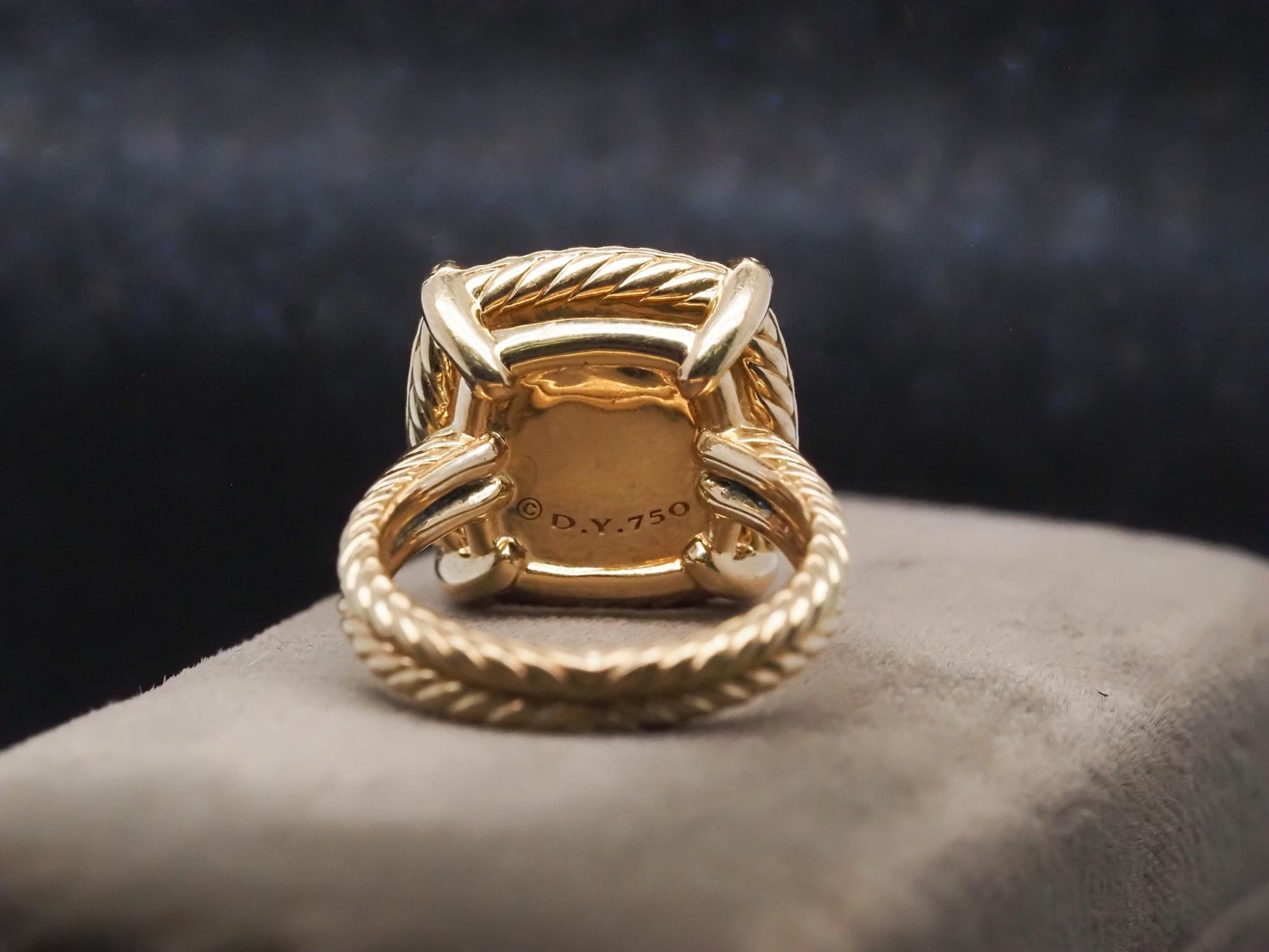 Estate David Yurman Chatelaine Pave Bezel Ring - VHK#494A