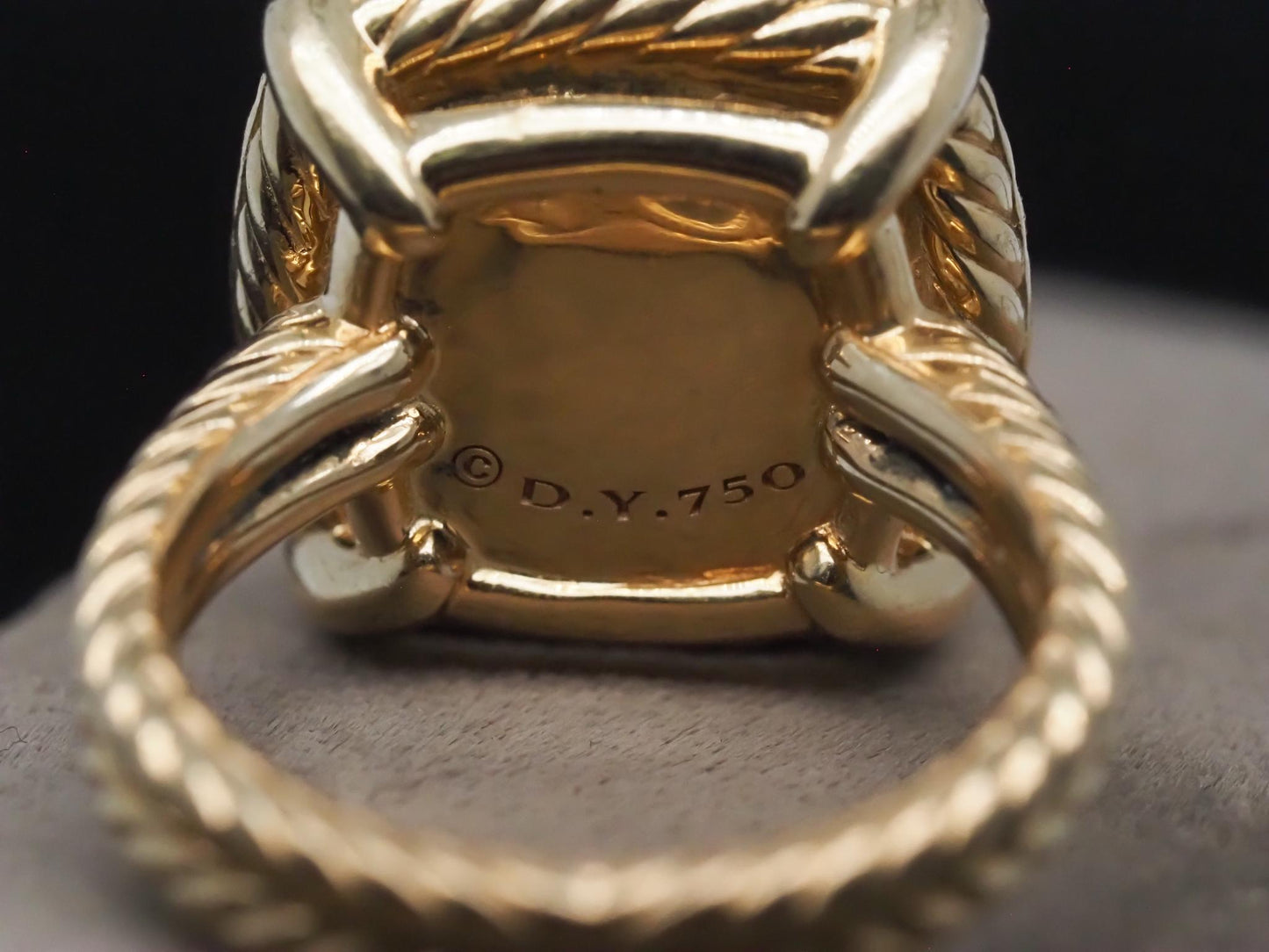 Estate David Yurman Chatelaine Pave Bezel Ring - VHK#494A
