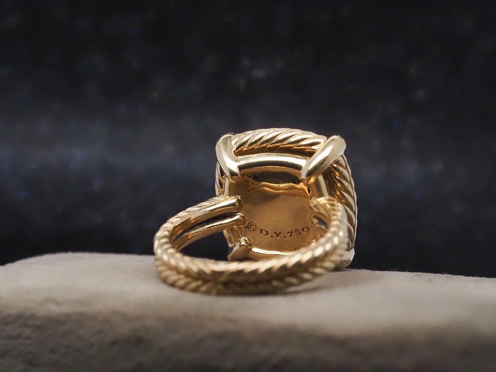 Estate David Yurman Chatelaine Pave Bezel Ring - VHK#494A