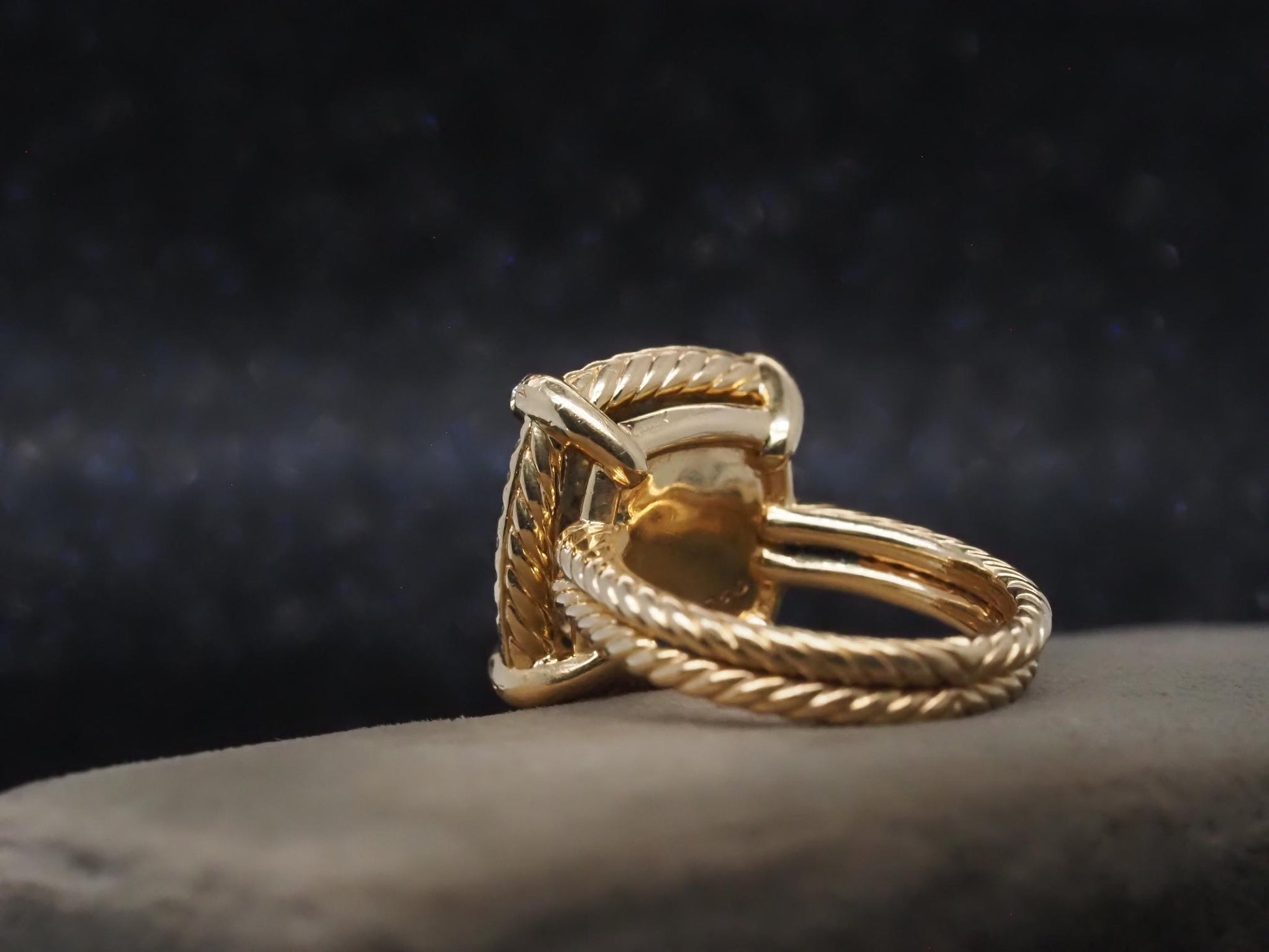 Estate David Yurman Chatelaine Pave Bezel Ring - VHK#494A