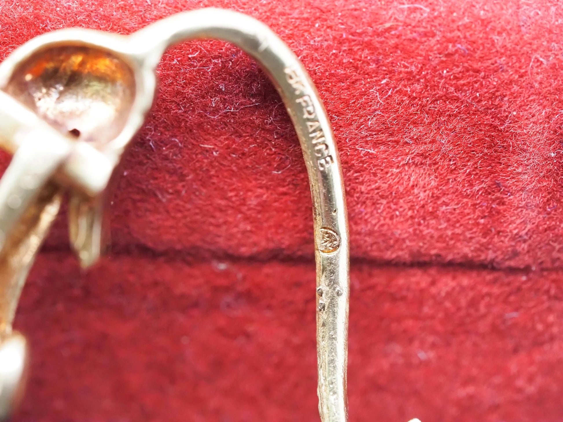 Estate Vintage French 18K Yellow Gold and Diamond Lion Brooch - VHK#115a