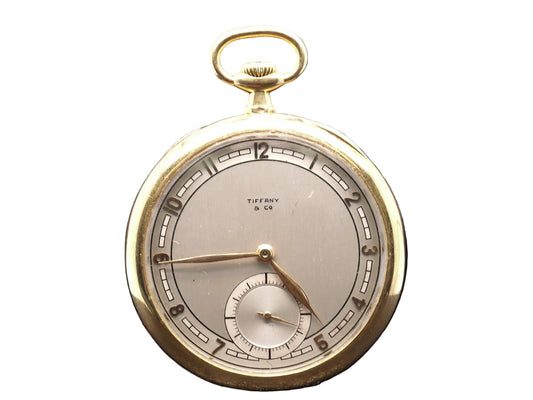 Estate Art Deco Tiffany & Co. 18K Yellow Gold Pocket Watch - VHK#438A
