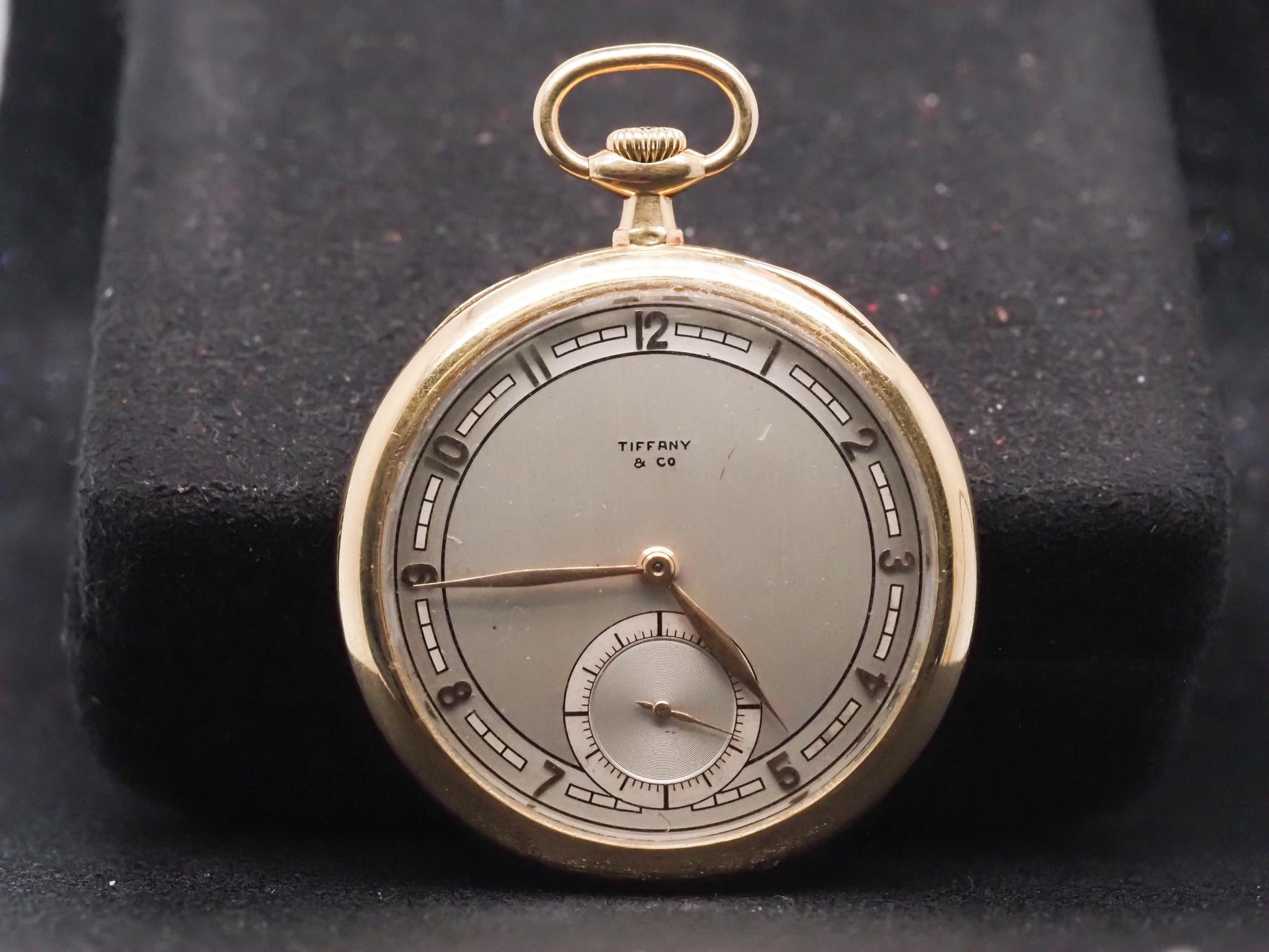 Estate Art Deco Tiffany & Co. 18K Yellow Gold Pocket Watch - VHK#438A