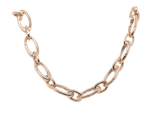 Estate Tiffany & Co. 18K Yellow Gold Oval Link Bracelet - VHK#404a