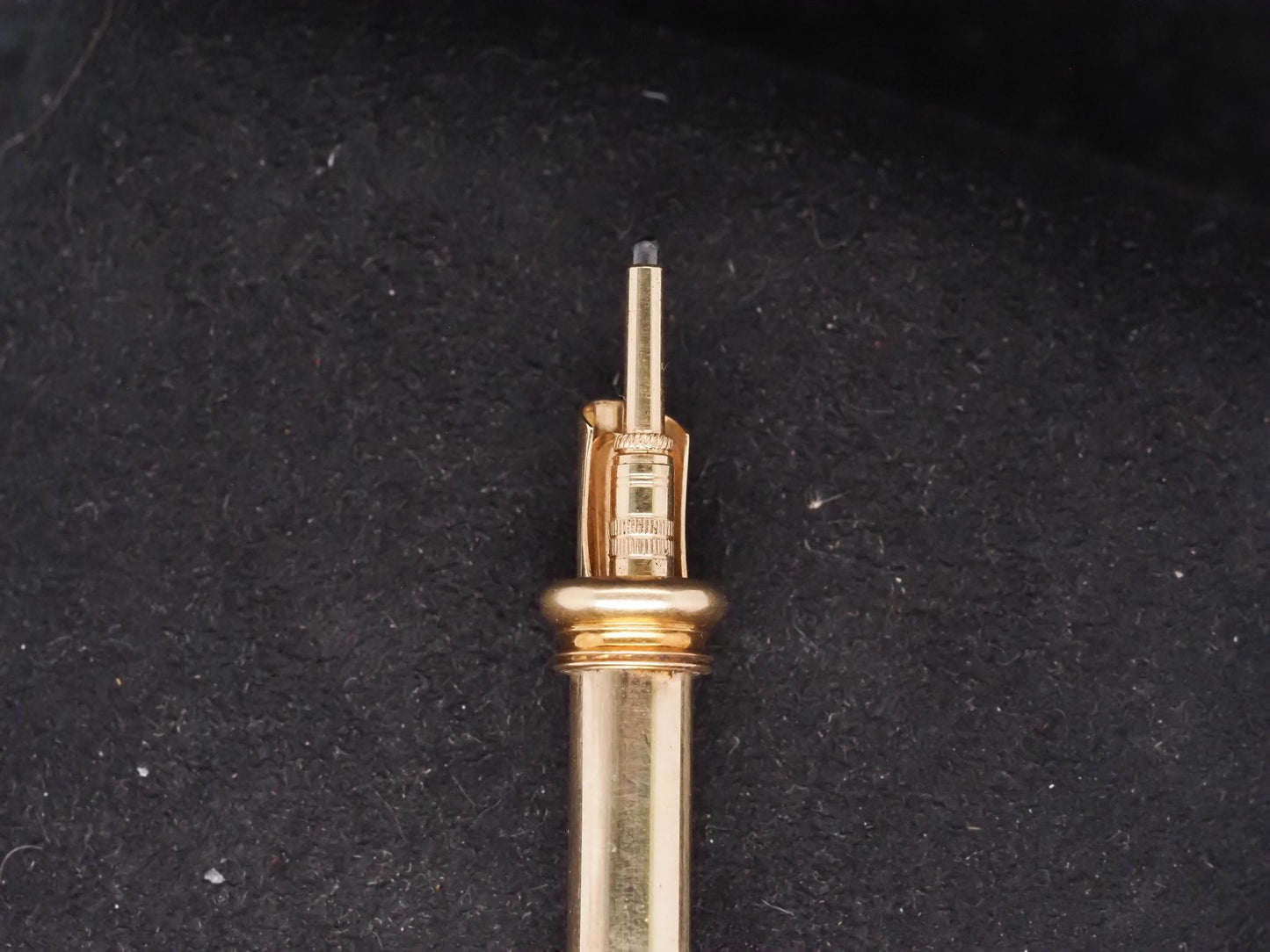 Victorian 15K Yellow Gold Retractable Pencil Pendant -VHK#414A