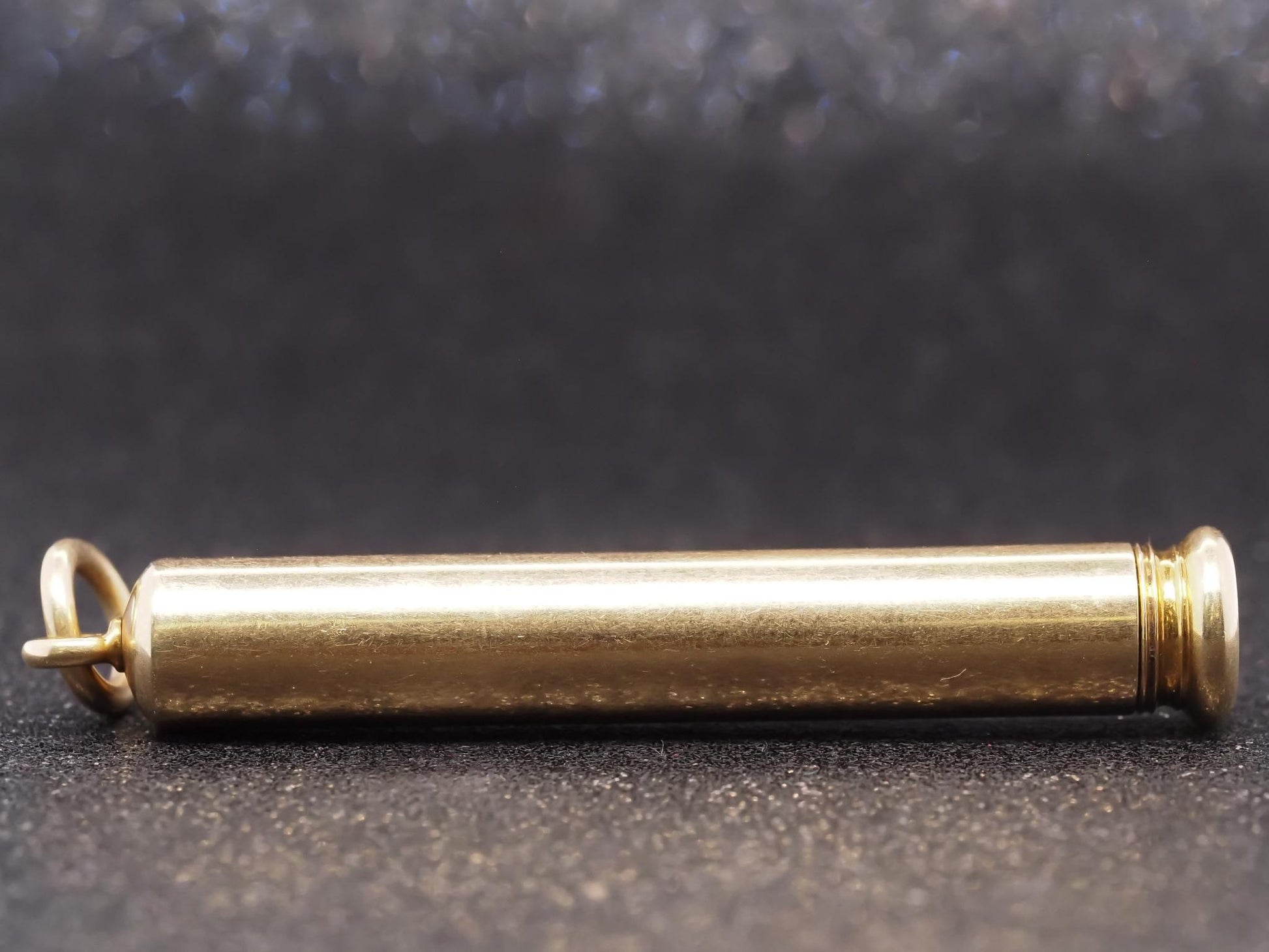Victorian 15K Yellow Gold Retractable Pencil Pendant -VHK#414A